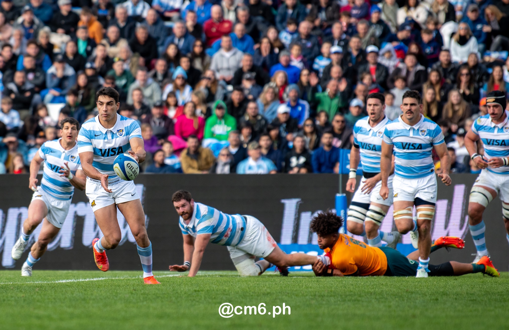  Selección Argentina de Rugby XV - Australia national rugby union team (M) - Rugby - Rugby Championship - Pumas (26) vs (41) Australia - Mendoza - Reel B (#RCH22ARGAUSb07) Photo by: Christian Mas | Siuxy Sports 2022-07-06