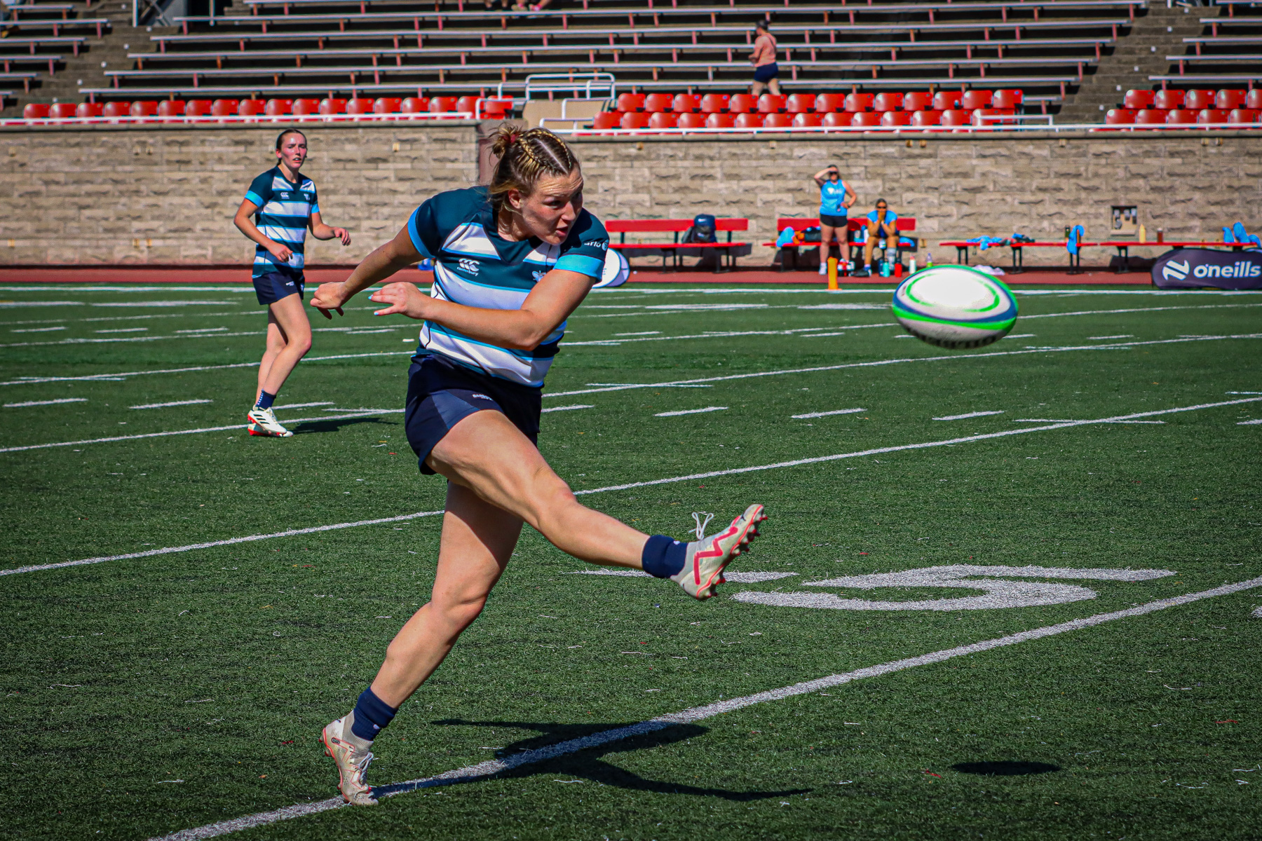  Équipe féminine - Rugby Québec - Ontario Blues (w) - Rugby - QORC-CROQ 2024 - FINALS - QUÉBEC EST (37) VS (13) ONTARIO EST - 1ST POSITION - Reel Mayarts (#QORC24QCEONE16) Photo by: Photo Mayarts | Siuxy Sports 2024-06-01