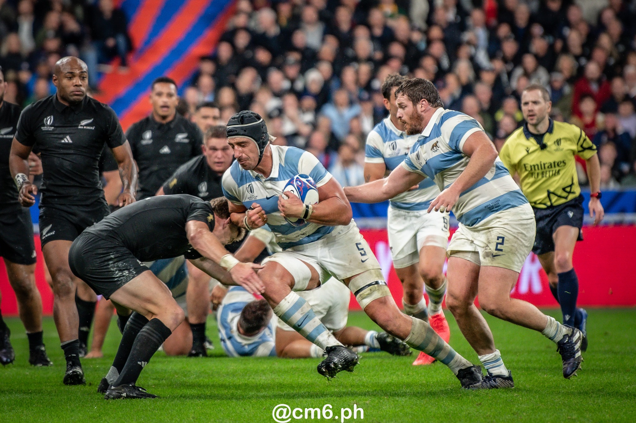 Tomás LAVANINI -  Selección Argentina de Rugby XV - New Zealand national rugby union team - Rugby - RWC 2023 - Semi final - Los Pumas (6) vs (44) All Blacks (#RWC23ARGNZL10) Photo by: Christian Mas | Siuxy Sports 2023-10-27