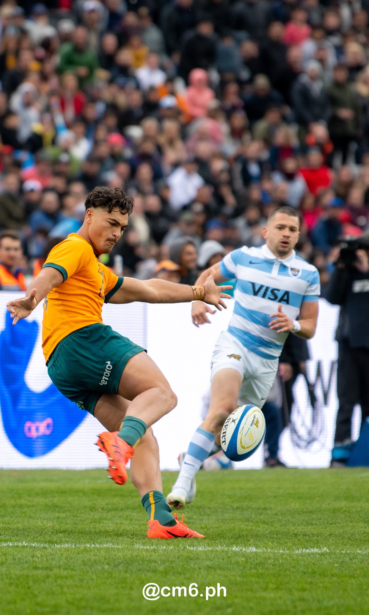  Selección Argentina de Rugby XV - Australia national rugby union team (M) - Rugby - Rugby Championship - Pumas (26) vs (41) Australia - Mendoza - Reel B (#RCH22ARGAUSb07) Photo by: Christian Mas | Siuxy Sports 2022-07-06