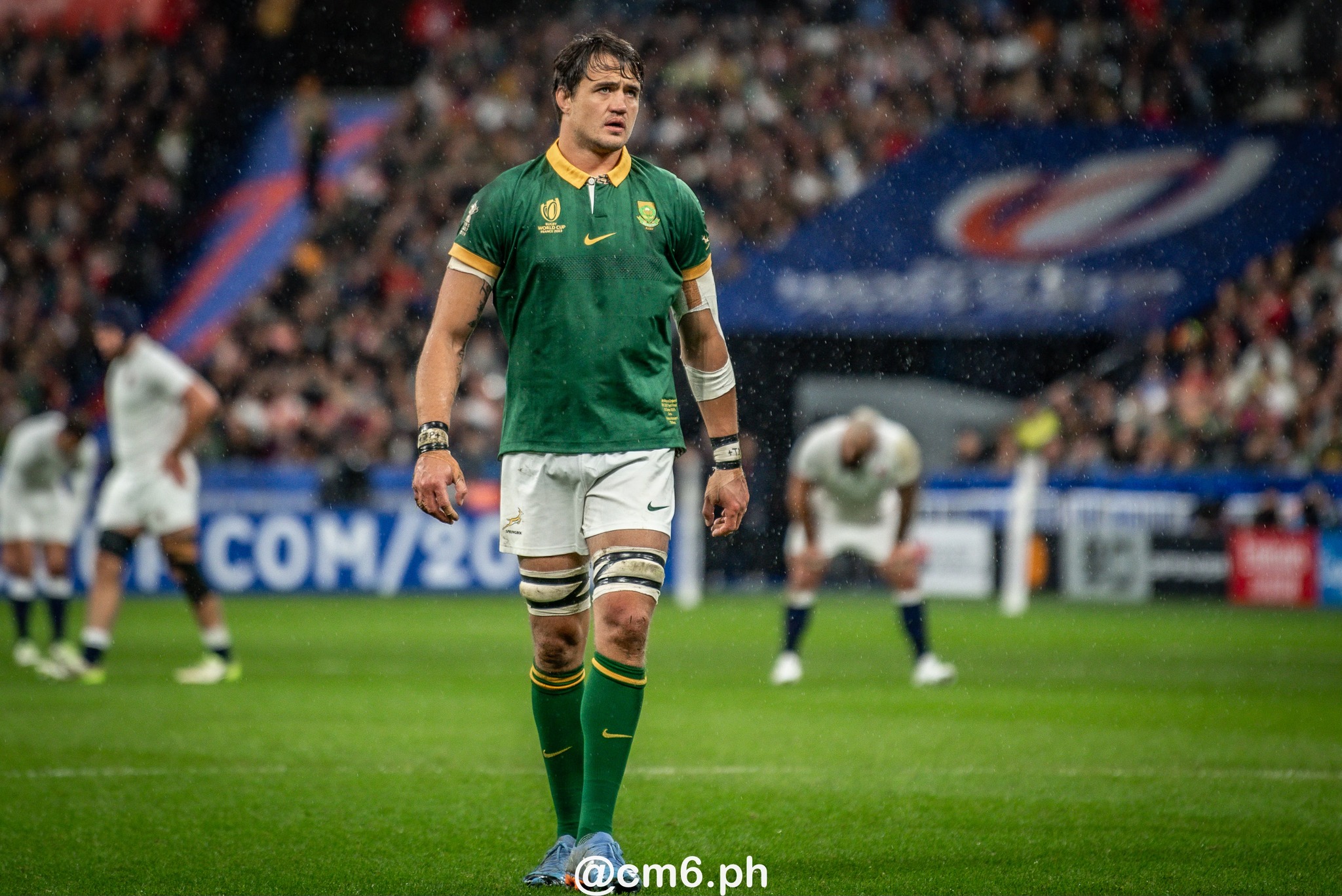  England national rugby union team - South Africa national rugby union team - Rugby - RWC 2023 - England (15) vs (16) South Africa (#RWC23ENGSAF10) Photo by: Christian Mas | Siuxy Sports 2023-10-21