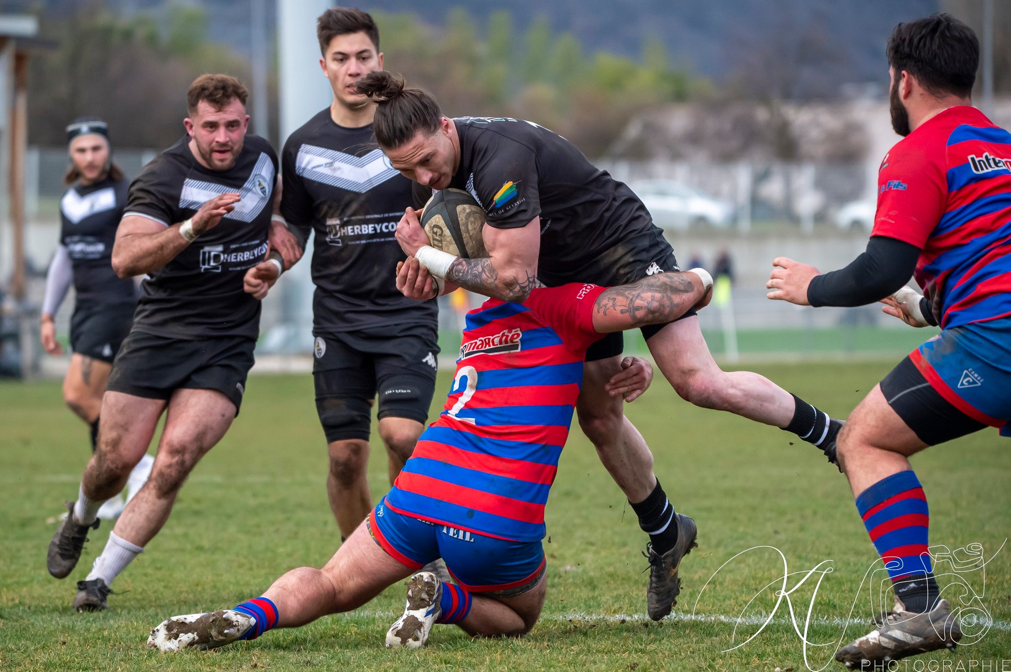  Rugby Club de Seyssins - Rugby Club Le Teil - Rugby - Fed3 2024 - RC de Seyssins vs RC Le Teil (#F324RCSRCLT02) Photo by: Karine Valentin | Siuxy Sports 2024-02-12