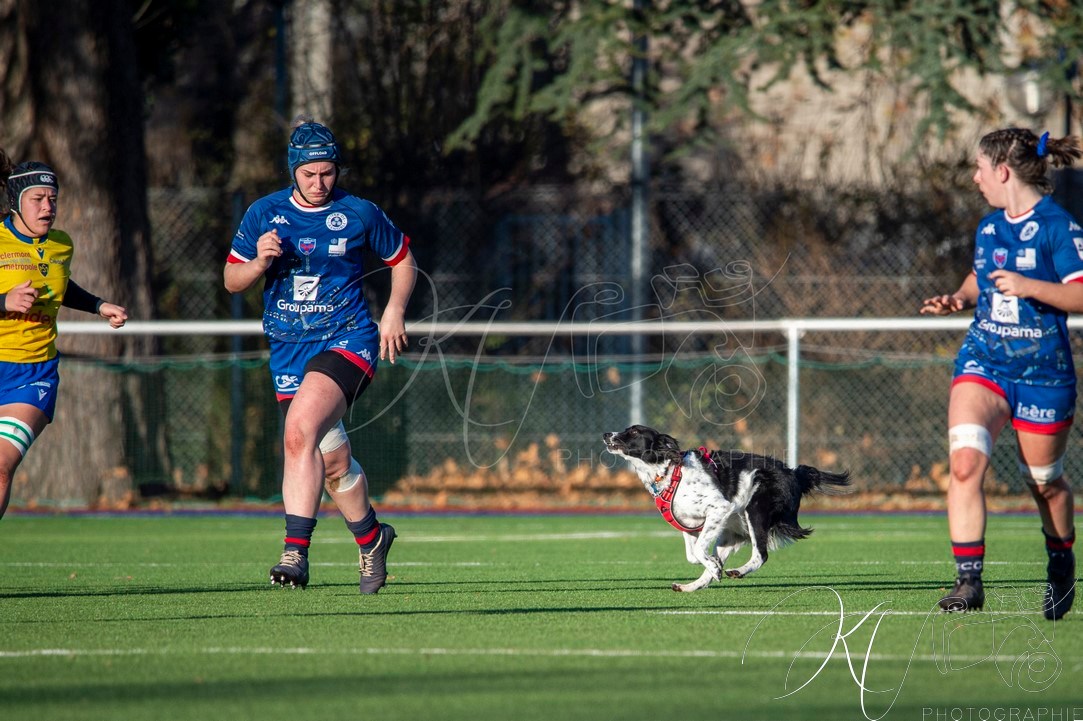  FC Grenoble Rugby - ASM Romagnat rugby féminin - Rugby - FFR 2024 - Réserve Élite - FCG Amazones vs ASM Romagnat (#FFR24REFCGASMR11) Photo by: Karine Valentin | Siuxy Sports 2024-11-30
