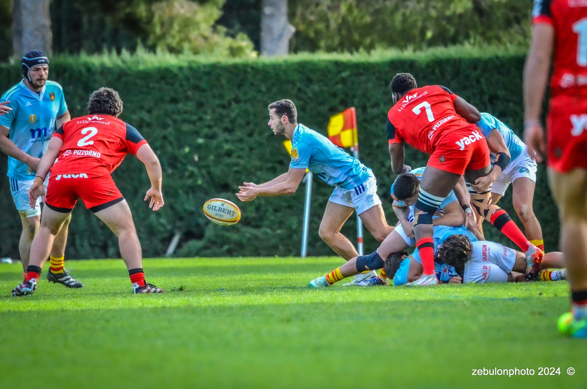  US Arlequins Perpignanais - RC Toulonnais - Rugby - Espoirs - USAP vs RCT (#ESP24USAPRCT02) Photo by: Photo Zebulon | Siuxy Sports 2024-02-10