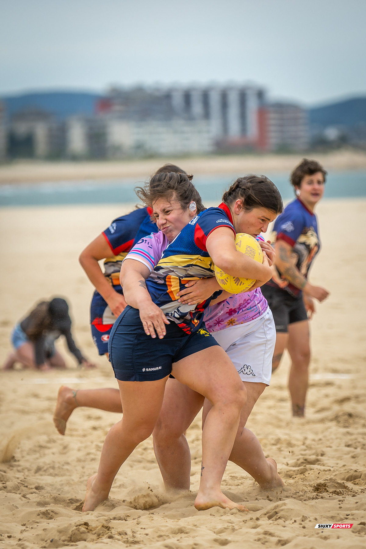  Universitario de Cantabria Rugby Club - Santoña Rugby Club - Rugby Playa - Circuito International del Cantabrico de Rugby Playa - IV Torneo Internacional de Laredo (#2024RugbyPlayaIVLaredo) Photo by: Fredy Monfoto | Siuxy Sports 2024-07-13