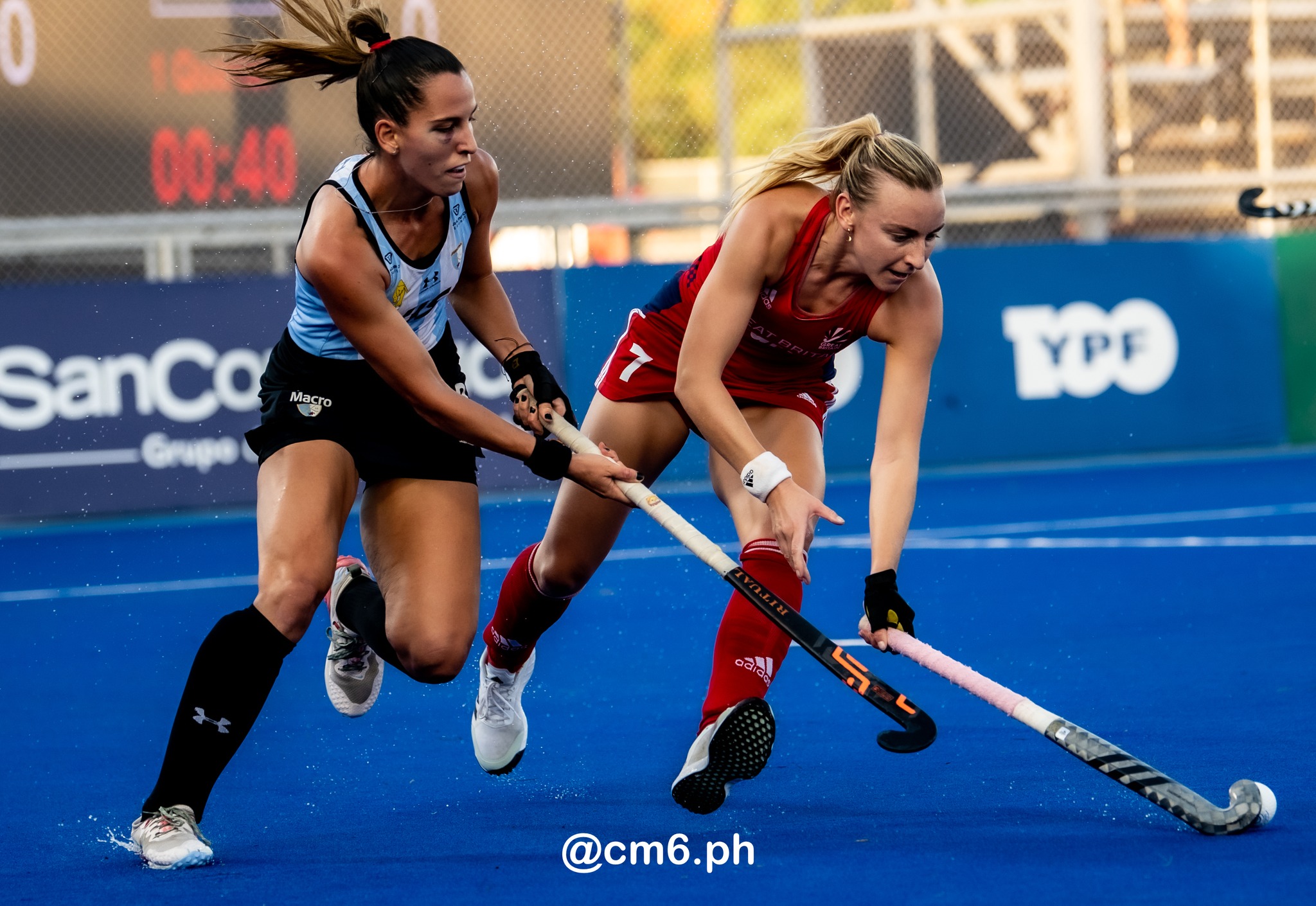 Sofia TOCCALINO -  Selección femenina de hockey sobre césped de Argentina - England women's national field hockey team - Field hockey - FIH PRO LEAGUE 2022-2023 - Argentina(3) vs (0) Great Britain (#FIHPF22ARGGBR12) Photo by: Christian Mas | Siuxy Sports 2022-12-15