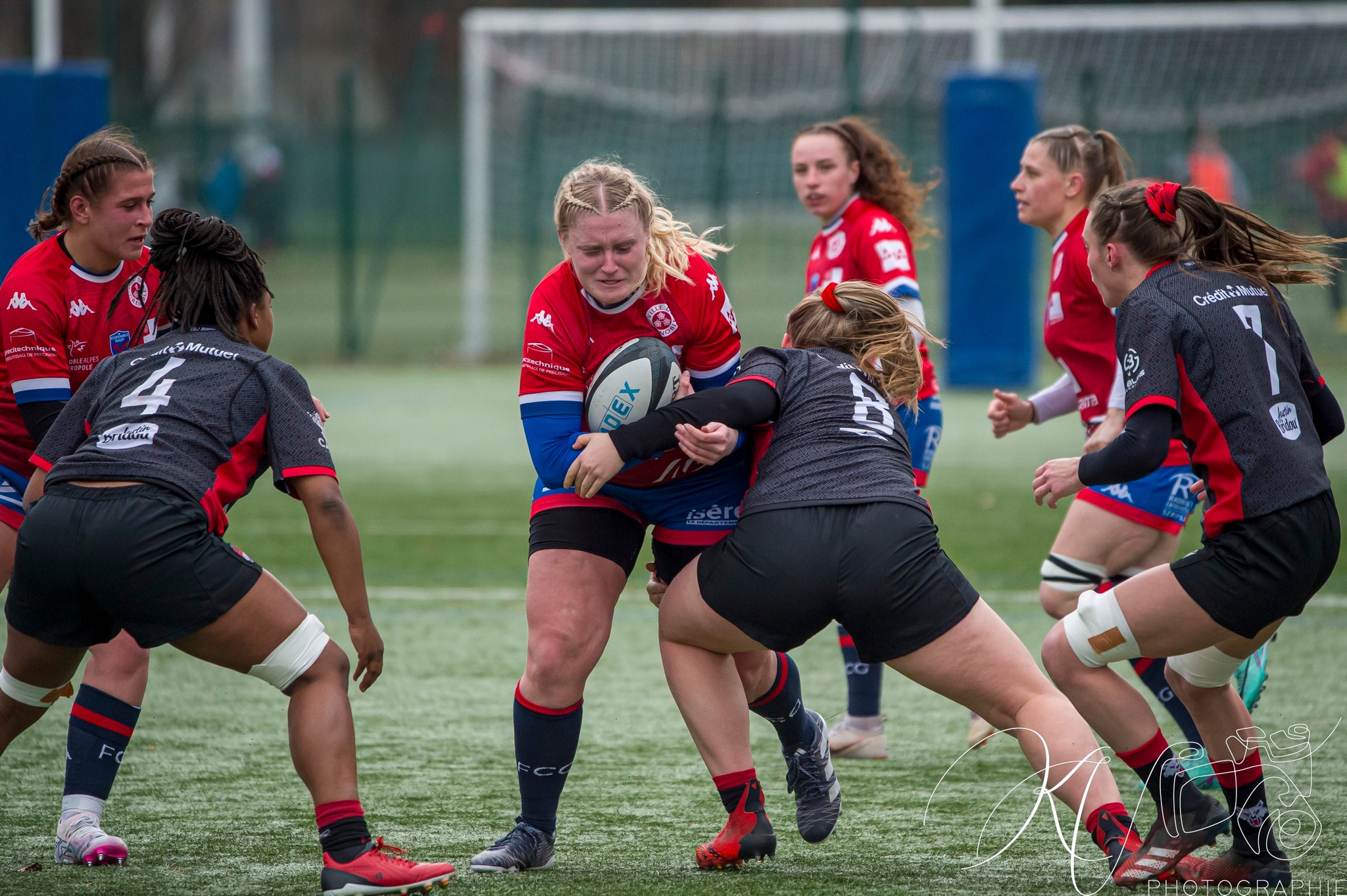  Lyon Olympique Universitaire - FC Grenoble Rugby - Rugby - Elite 1 2023 - Lyon O.U. (39) vs (14) FC Grenoble (#EL124LOUFCG02) Photo by: Karine Valentin | Siuxy Sports 2024-02-24