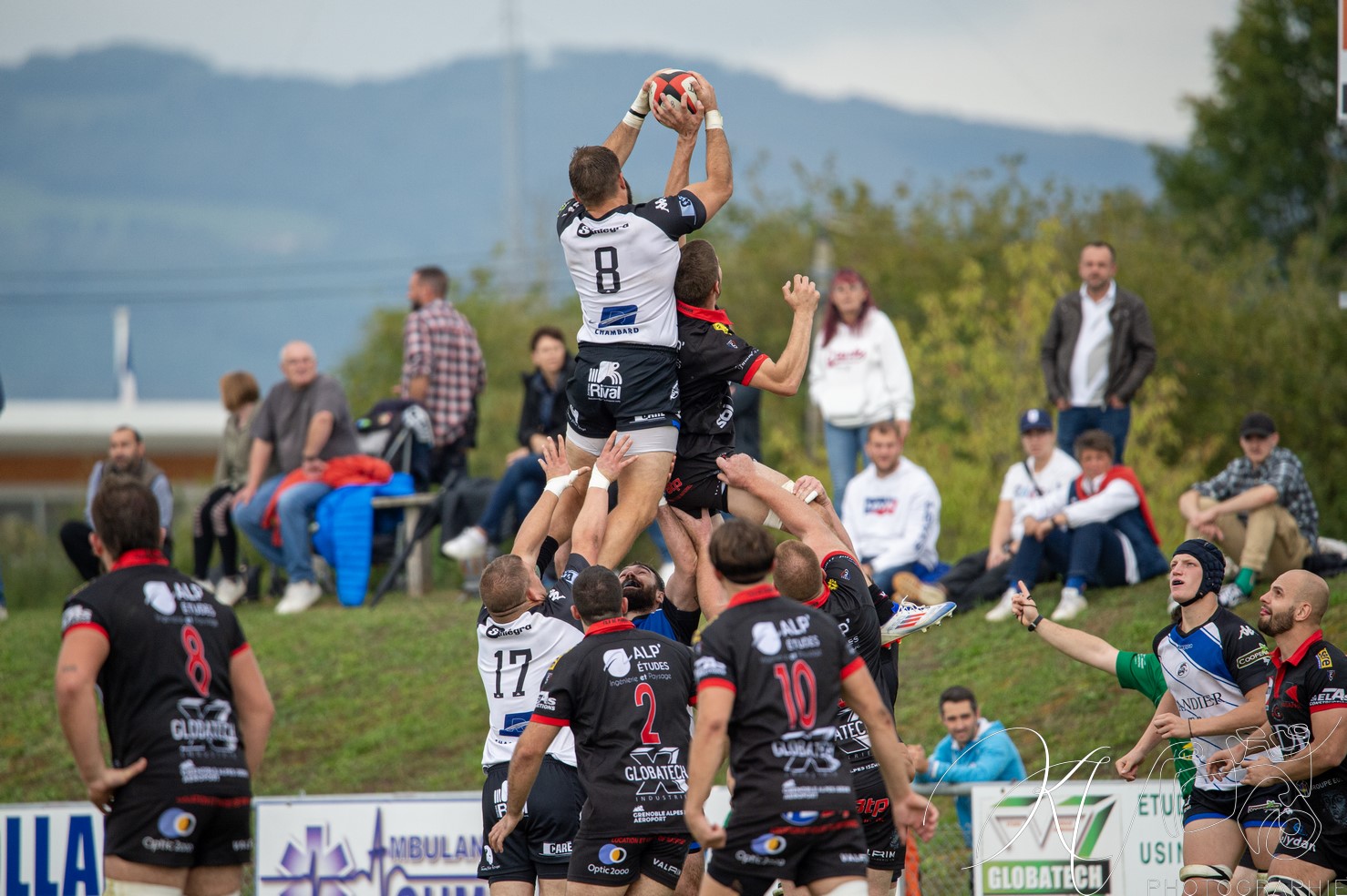  Bièvre Saint-Geoirs RC - US Vinay - Rugby - FFR 2024 Fed2 - Bievre SG vs US Vinay (#FFR24F2BSGUSV09) Photo by: Karine Valentin | Siuxy Sports 2024-09-22