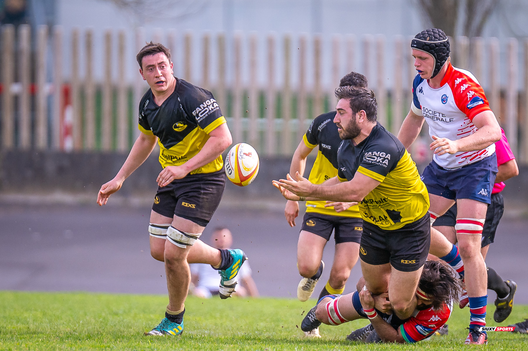 Xabier IRADI PORSET - Gonzalo PEREZ AGRASAR -  Getxo Artea Rugby Taldea - Club de Rugby Liceo Francés - Rugby - FER 2024 - DHB - Getxo RT (38) vs (22) Liceo Frances (#FER24DGETLFR04) Photo by: Fredy Monfoto | Siuxy Sports 2024-04-06