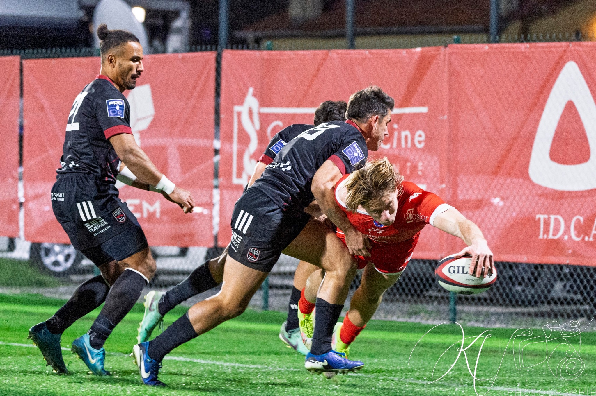  Stade niçois - FC Grenoble Rugby - Rugby - FFR 2024 Fed2 - Stade Niçois (18) vs (49) Grenoble Rugby (#FFR24FsSTGFC12) Photo by: Karine Valentin | Siuxy Sports 2024-12-20