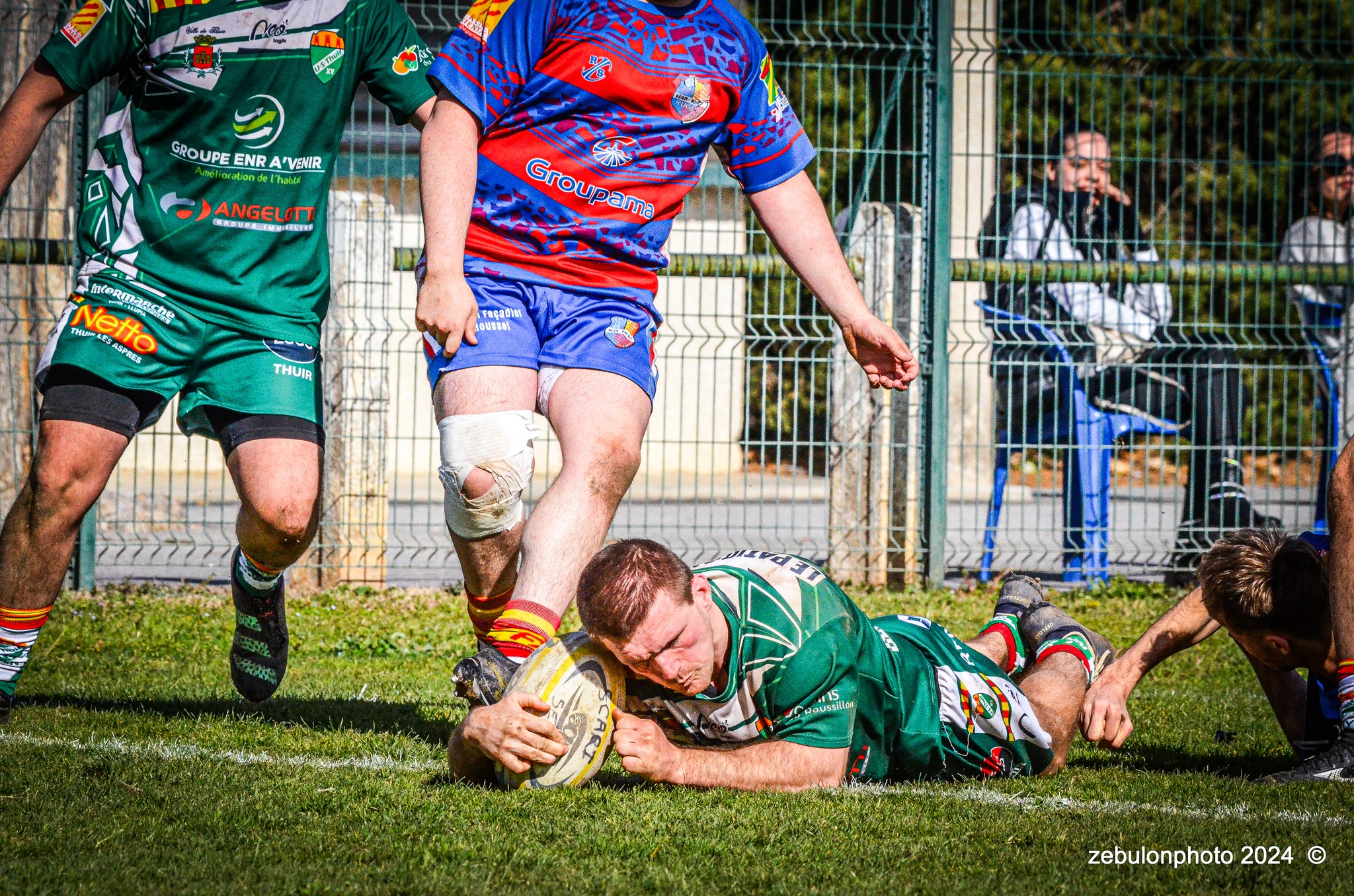  SCAR ESC-BAC - US Thuirinoise - Rugby - Fed3 2024 - SCAR ESC-BAC vs US Thuirinoise - R       (#F324SEBUSTR03) Photo by: Photo Zebulon | Siuxy Sports 2024-03-09