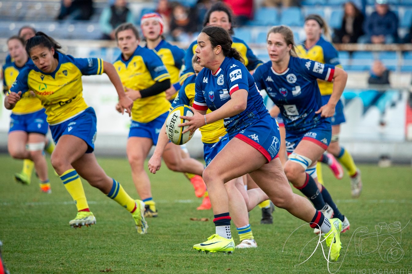  ASM Romagnat rugby féminin - FC Grenoble Rugby - Rugby - FFR 2024 Elite 1 Fém - ASM Romagnat (32) vs (8) Amazones FC Grenoble  (#FFR24E1FASMRFCG11) Photo by: Karine Valentin | Siuxy Sports 2024-11-17