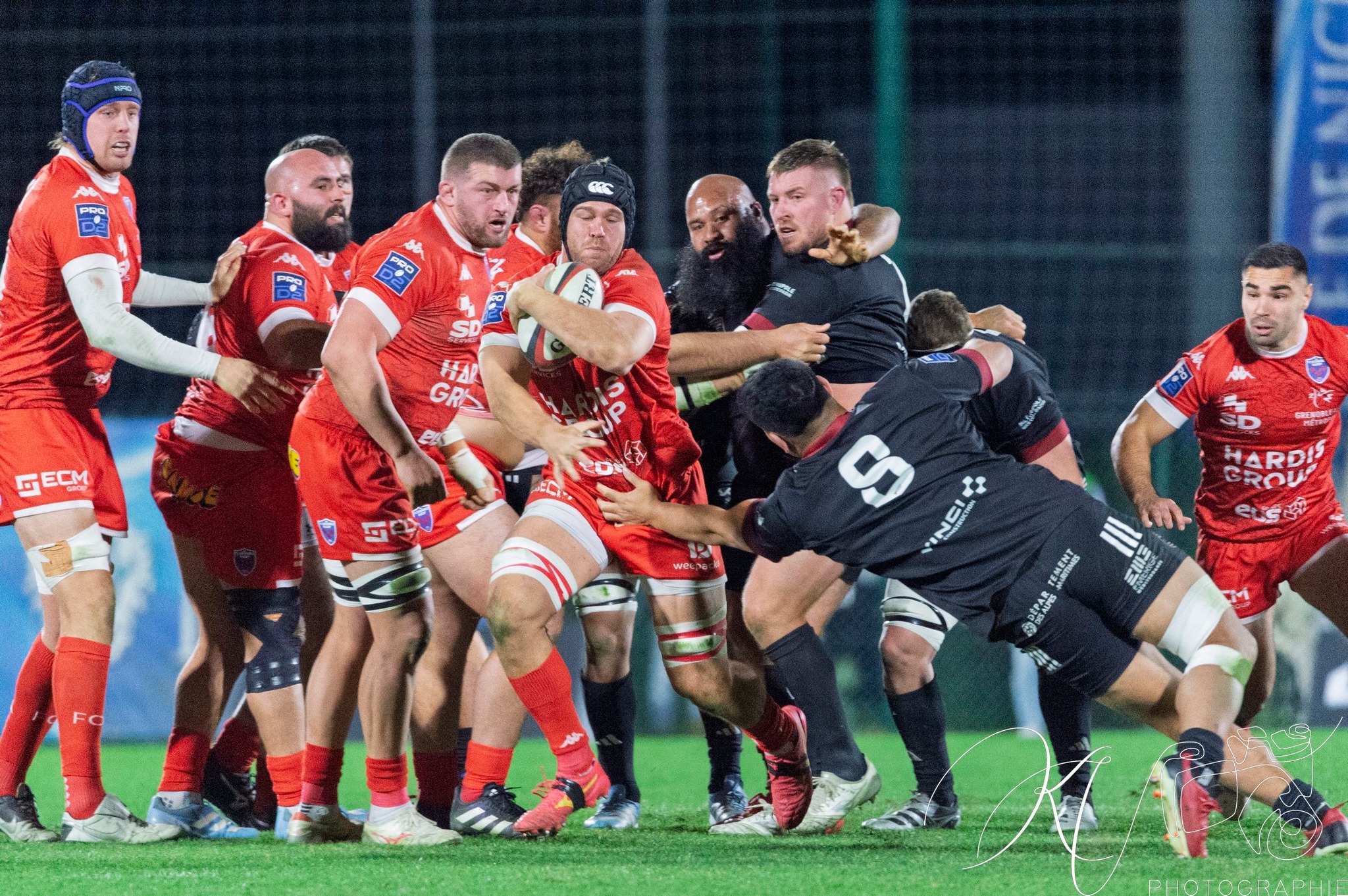  Stade niçois - FC Grenoble Rugby - Rugby - FFR 2024 Fed2 - Stade Niçois (18) vs (49) Grenoble Rugby (#FFR24FsSTGFC12) Photo by: Karine Valentin | Siuxy Sports 2024-12-20