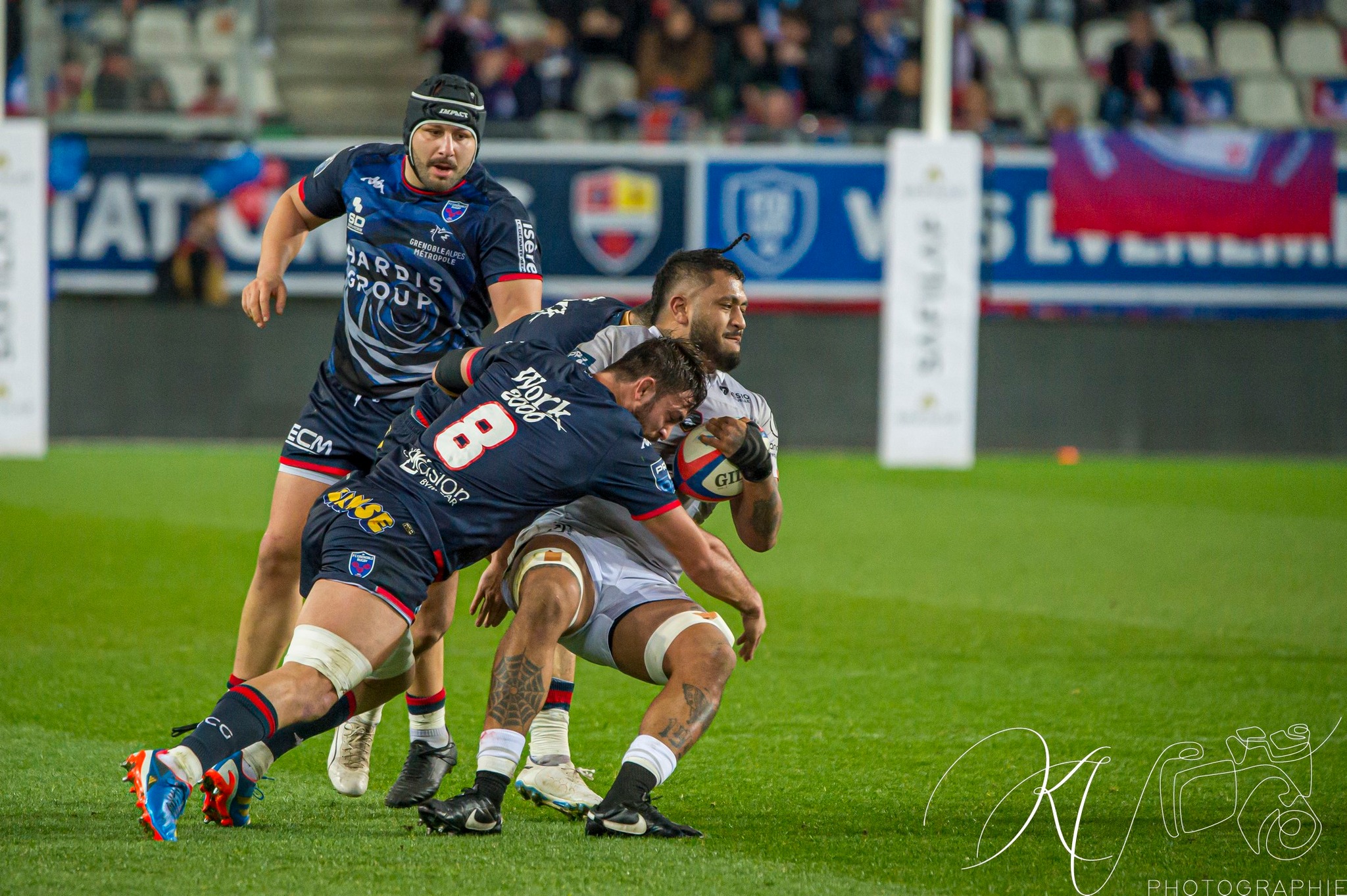  FC Grenoble Rugby - Rouen Normandie Rugby - Rugby - Pro D2 - FC Grenoble (43) vs (16) Rouen (#PD224FCGRNR03) Photo by: Karine Valentin | Siuxy Sports 2024-03-01