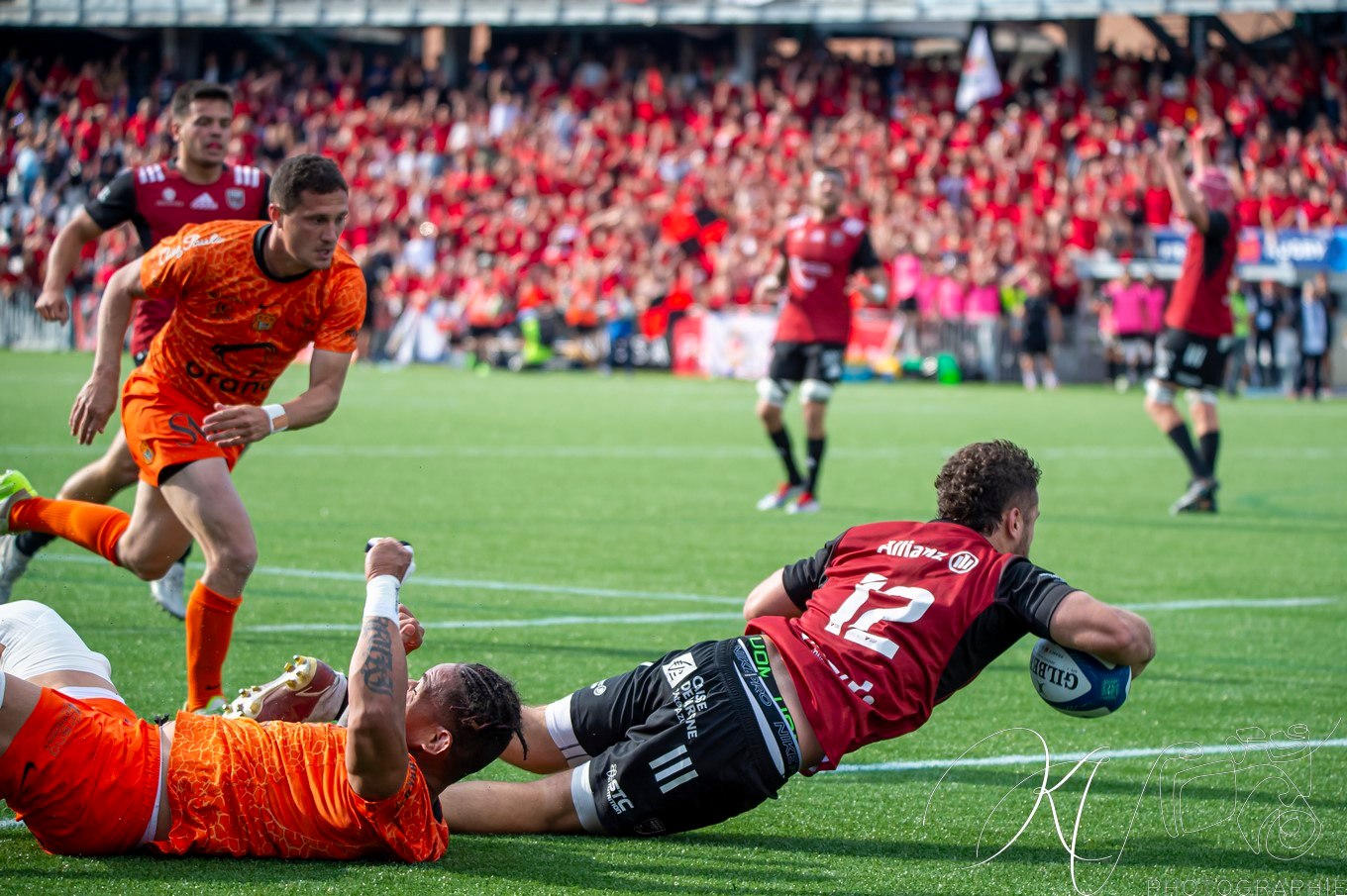  Stade niçois - Racing Club Narbonnais - Rugby - FFR 2024 - Finale Nationale - Nice (39) vs (30) Narbonne (#FFR24NATNICNAR05) Photo by: Karine Valentin | Siuxy Sports 2024-05-18