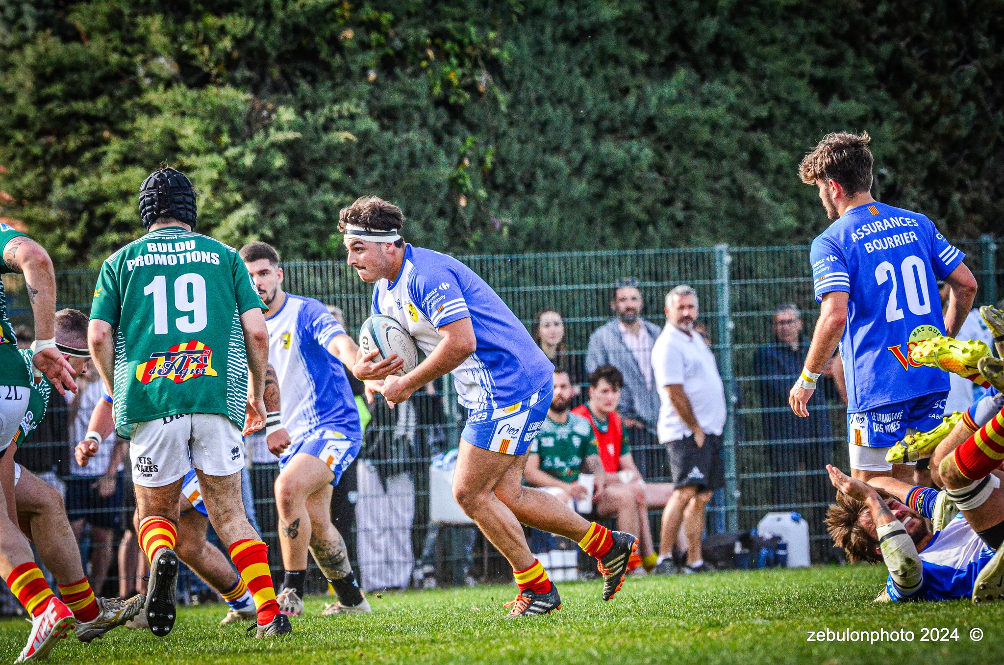  Cabestany Olympique XV - RC Ponteilla - Rugby - FFR Reg3 - Cabestani (15) vs (25) Ponteilla (#FFR24R3CABPON03) Photo by: Photo Zebulon | Siuxy Sports 2024-03-17