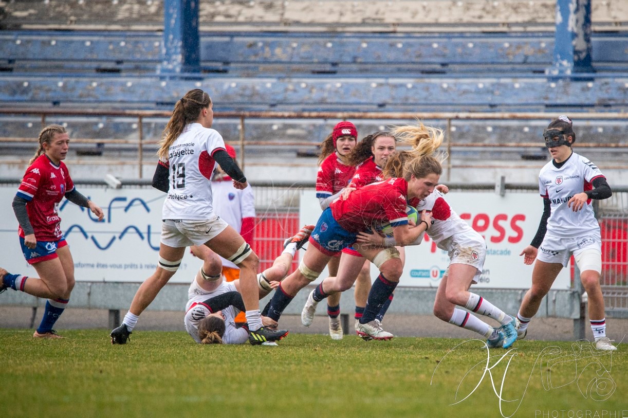  FC Grenoble Rugby - Stade Toulousain - Rugby - FFR 2024 - Élite 1 Fém - FC Grenoble (15) vs (15) Stade Toulousain RF (#FFR24E1FFCGST12) Photo by: Karine Valentin | Siuxy Sports 2024-12-07