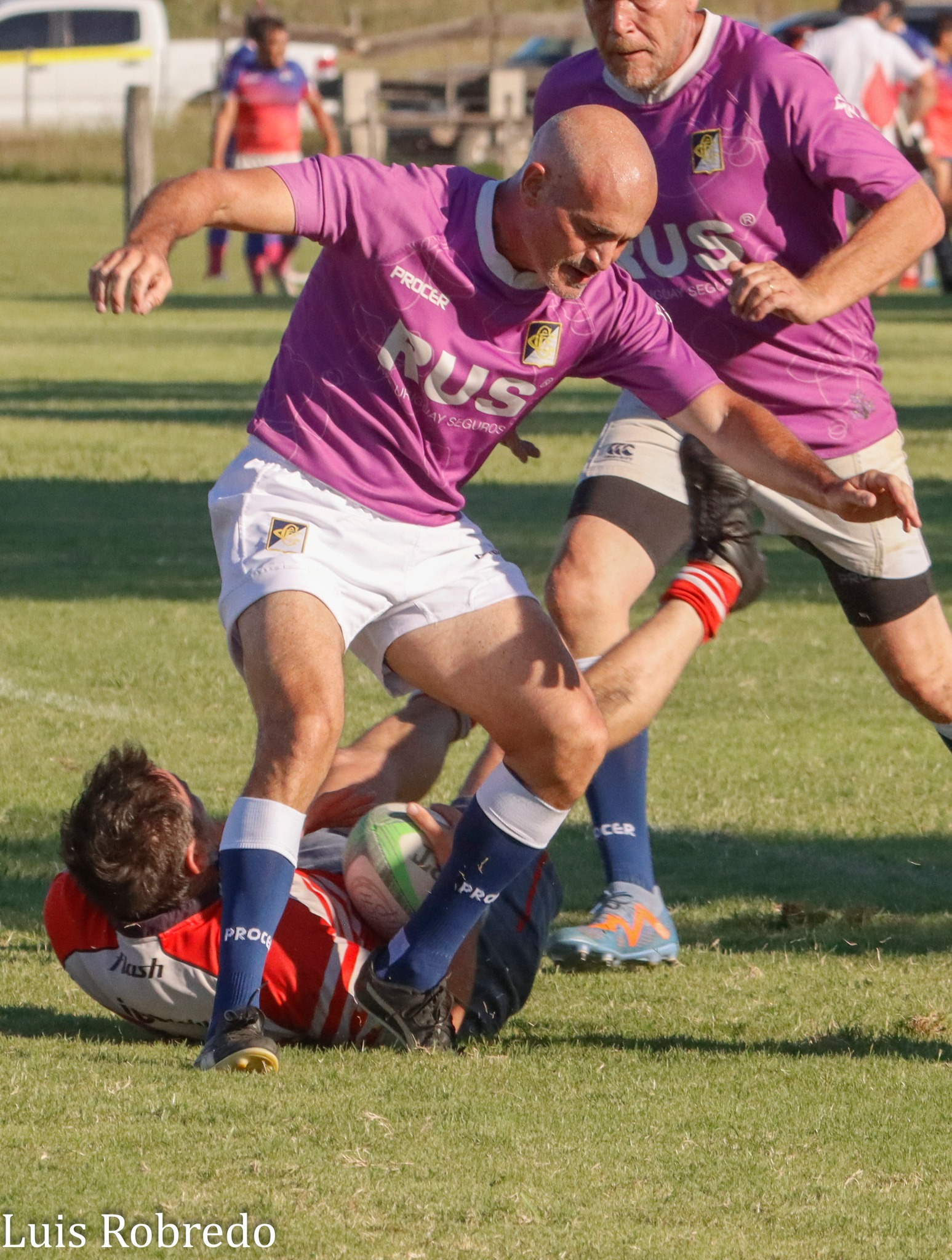  Areco Rugby Club - Club Champagnat - RugbyV - 6TO ENCUENTRO DE VETERANOS DEL ARECO RUGBY CLUB - Areco vs Champagnat (#2024ENCVETARCCHA03) Photo by: Luis Robredo | Siuxy Sports 2024-03-09