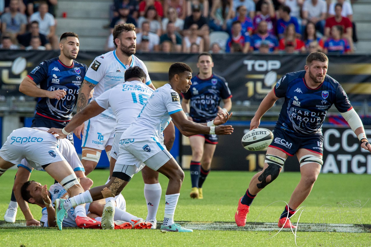  FC Grenoble Rugby - Montpellier Hérault Rugby - Rugby - FFR - 2024 - Access Match -  FC Grenoble (18) vs (20) Montpellier (#FFR24FCGMHR06) Photo by: Karine Valentin | Siuxy Sports 2024-06-16