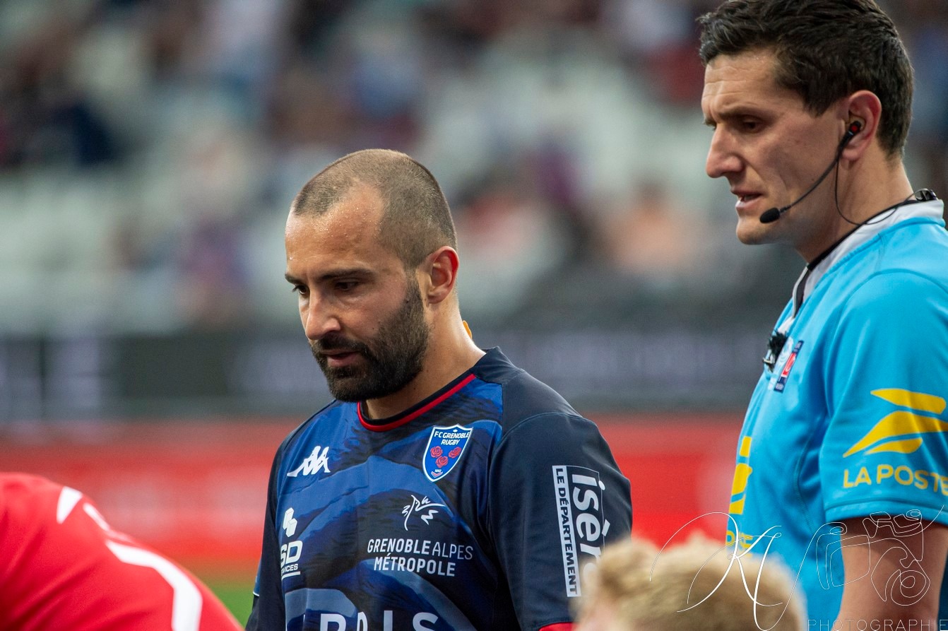 Eric ESCANDE -  FC Grenoble Rugby - Stade Aurillacois - Rugby - FFR - 2024 PRO D2 - FC Grenoble (55) vs (10) Aurillac (#PD224T14FCGAUR04) Photo by: Karine Valentin | Siuxy Sports 2024-04-12