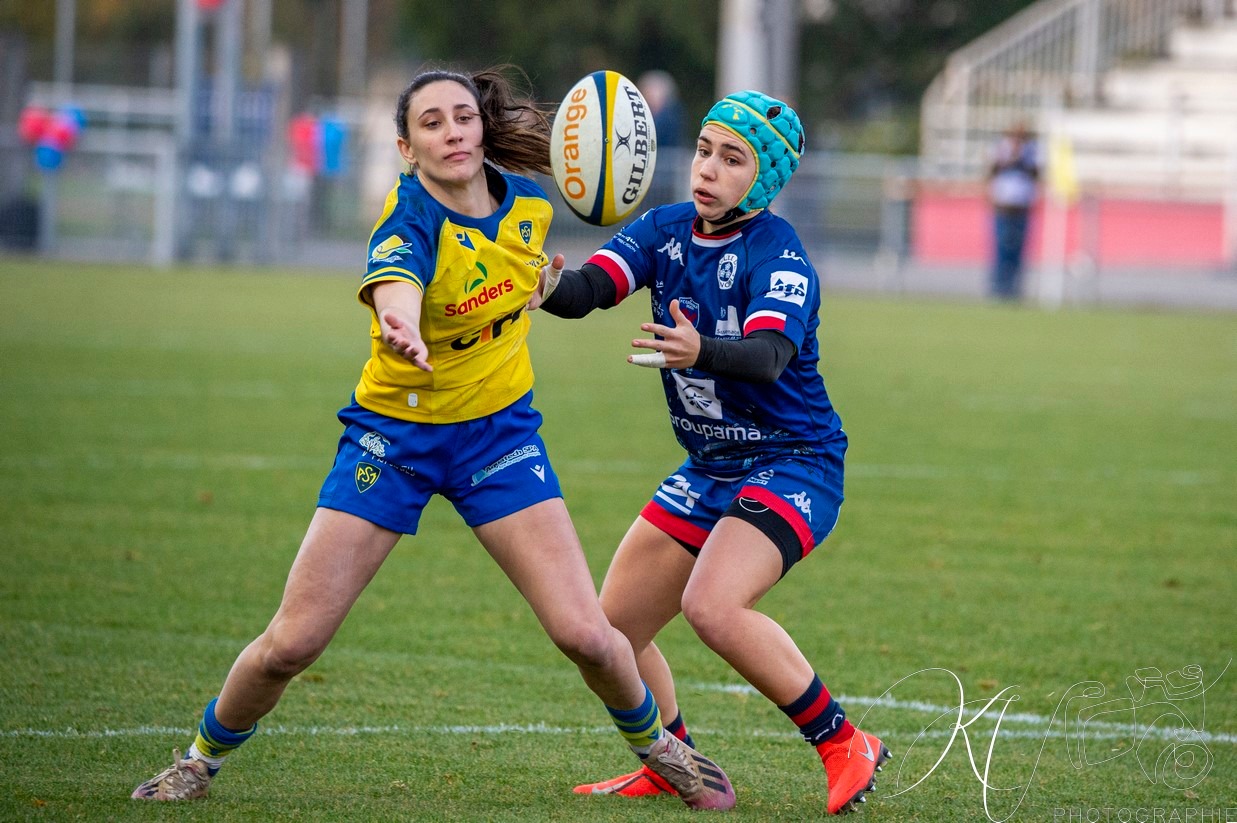  ASM Romagnat rugby féminin - FC Grenoble Rugby - Rugby - FFR 2024 Elite 1 Fém - ASM Romagnat (32) vs (8) Amazones FC Grenoble  (#FFR24E1FASMRFCG11) Photo by: Karine Valentin | Siuxy Sports 2024-11-17