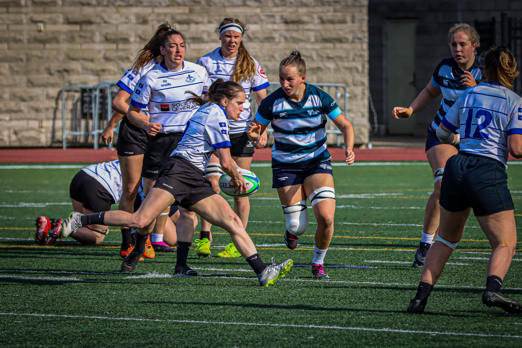  Équipe féminine - Rugby Québec - Ontario Blues (w) - Rugby - QORC-CROQ 2024 - FINALS - QUÉBEC EST (37) VS (13) ONTARIO EST - 1ST POSITION - Reel Mayarts (#QORC24QCEONE16) Photo by: Photo Mayarts | Siuxy Sports 2024-06-01