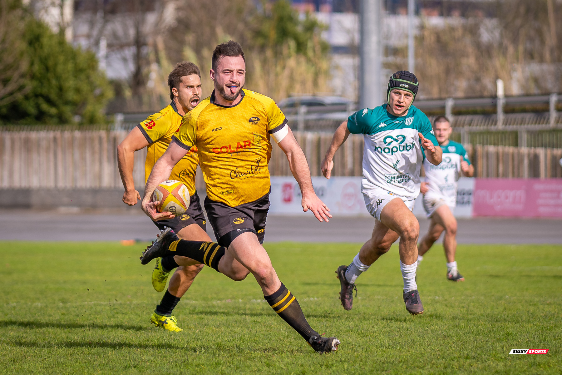 Jon Ander CALVO DE LA QUINTANA - Juan Cruz RODRIGUEZ HERRERA -  Getxo Artea Rugby Taldea - Rugby Club Valencia - Rugby - FER 2024 - DHB - Getxo RT (14) vs (16) Valencia RC (#FER24DHBGRTVRC01) Photo by: Fredy Monfoto | Siuxy Sports 2024-01-28