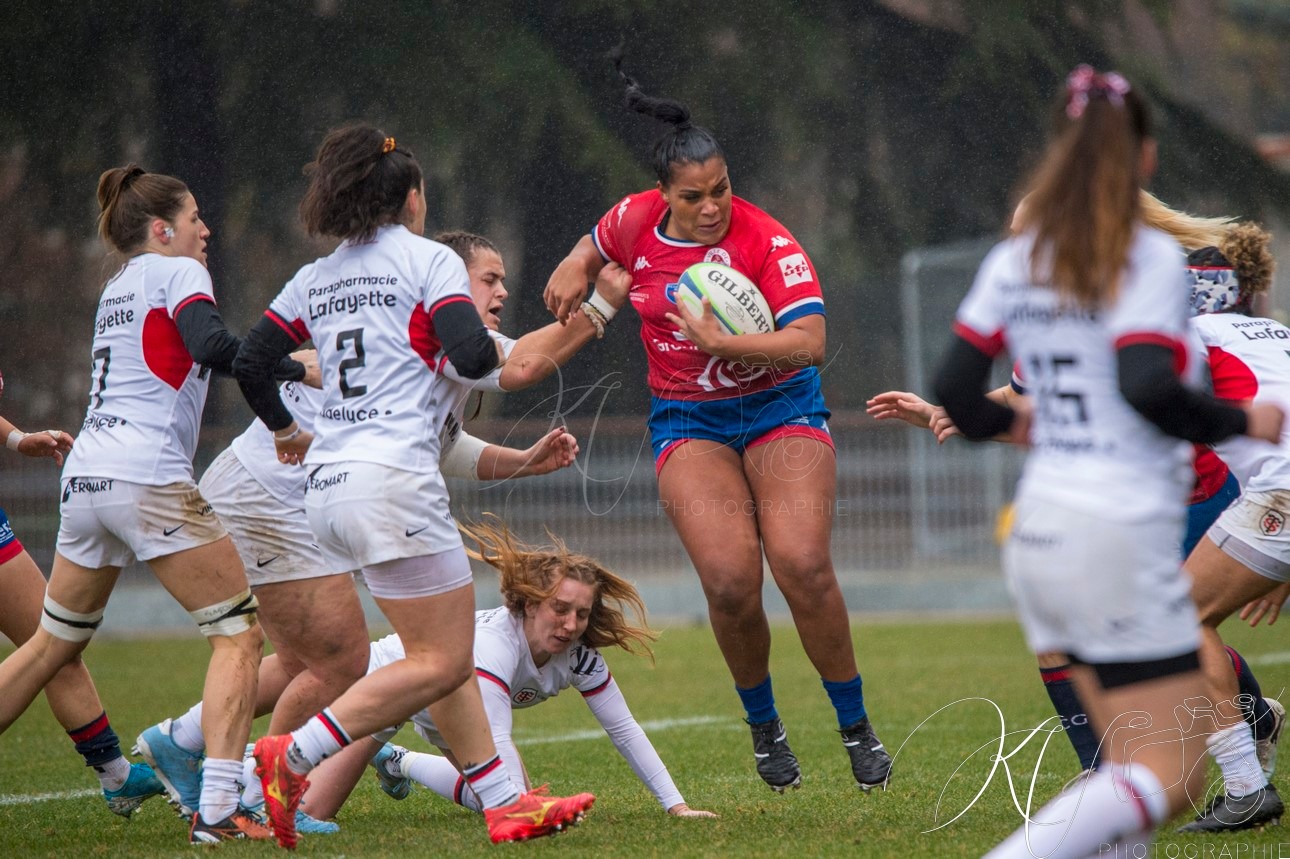  FC Grenoble Rugby - Stade Toulousain - Rugby - FFR 2024 - Élite 1 Fém - FC Grenoble (15) vs (15) Stade Toulousain RF (#FFR24E1FFCGST12) Photo by: Karine Valentin | Siuxy Sports 2024-12-07