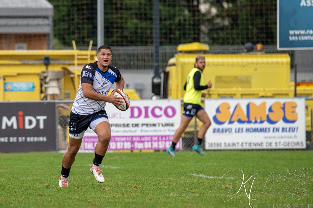  Bièvre Saint-Geoirs RC - US Vinay - Rugby - FFR 2024 Fed2 - Bievre SG vs US Vinay (#FFR24F2BSGUSV09) Photo by: Karine Valentin | Siuxy Sports 2024-09-22