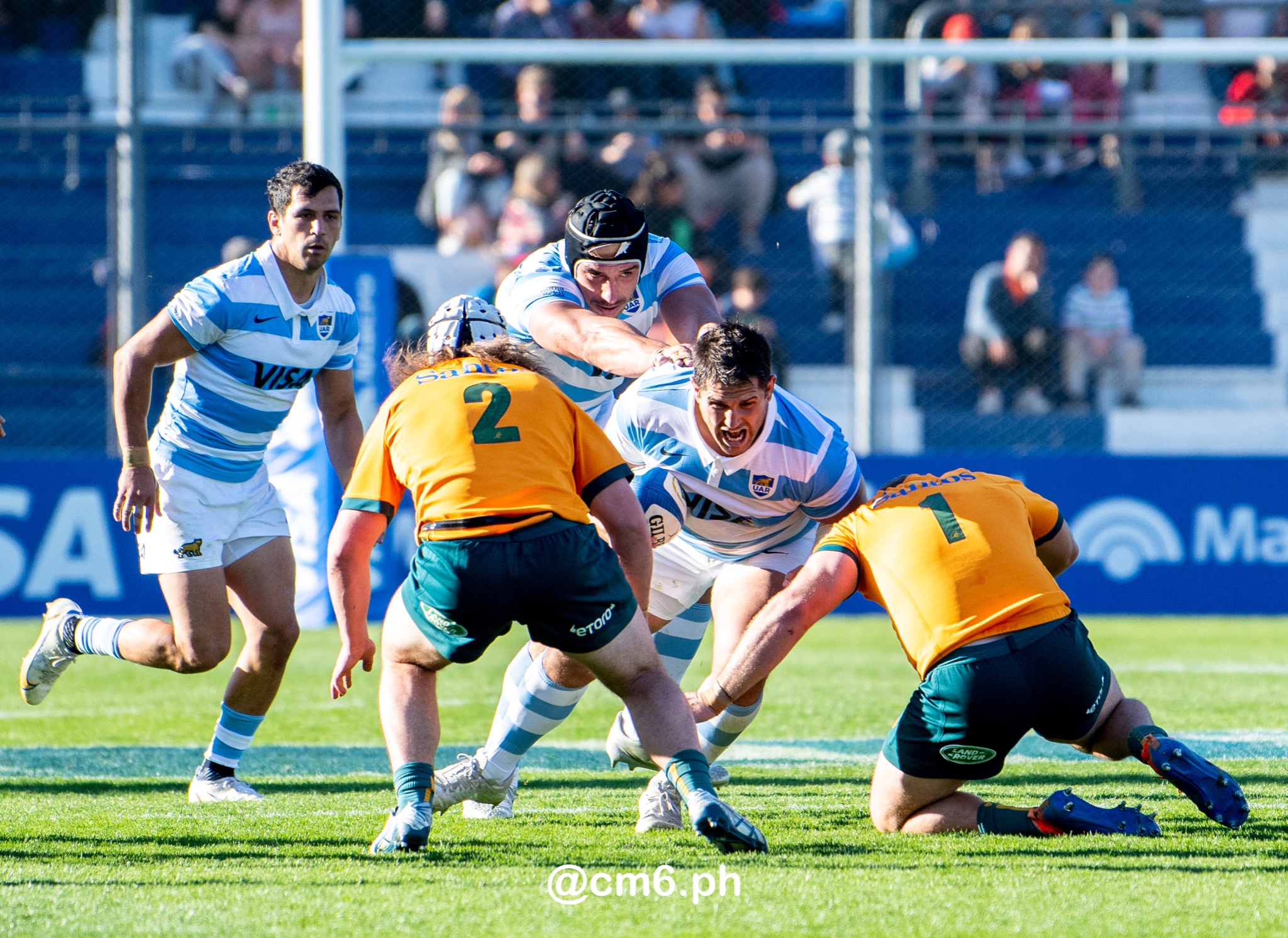  Selección Argentina de Rugby XV - Australia national rugby union team (M) - Rugby - Rugby Championship - Pumas (26) vs (41) Australia - Mendoza - Reel A (#RCH22ARGAUSa07) Photo by: Christian Mas | Siuxy Sports 2022-07-06