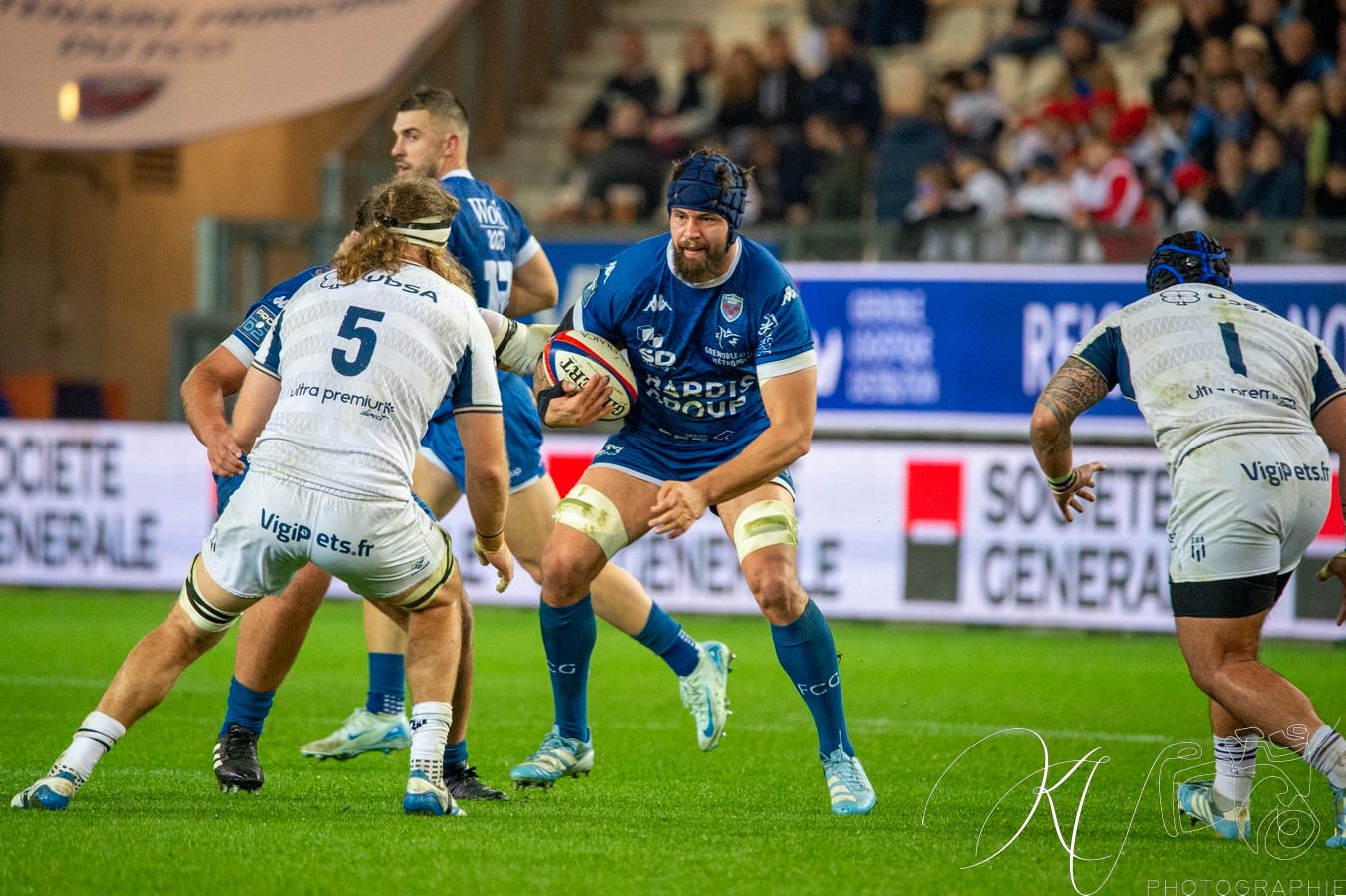 FC Grenoble Rugby - SU Agen - Rugby - FFR 2024 PRO D2 - Grenoble (37) vs (10) Agen (#PD224PD2GRSUA11) Photo by: Karine Valentin | Siuxy Sports 2024-11-01