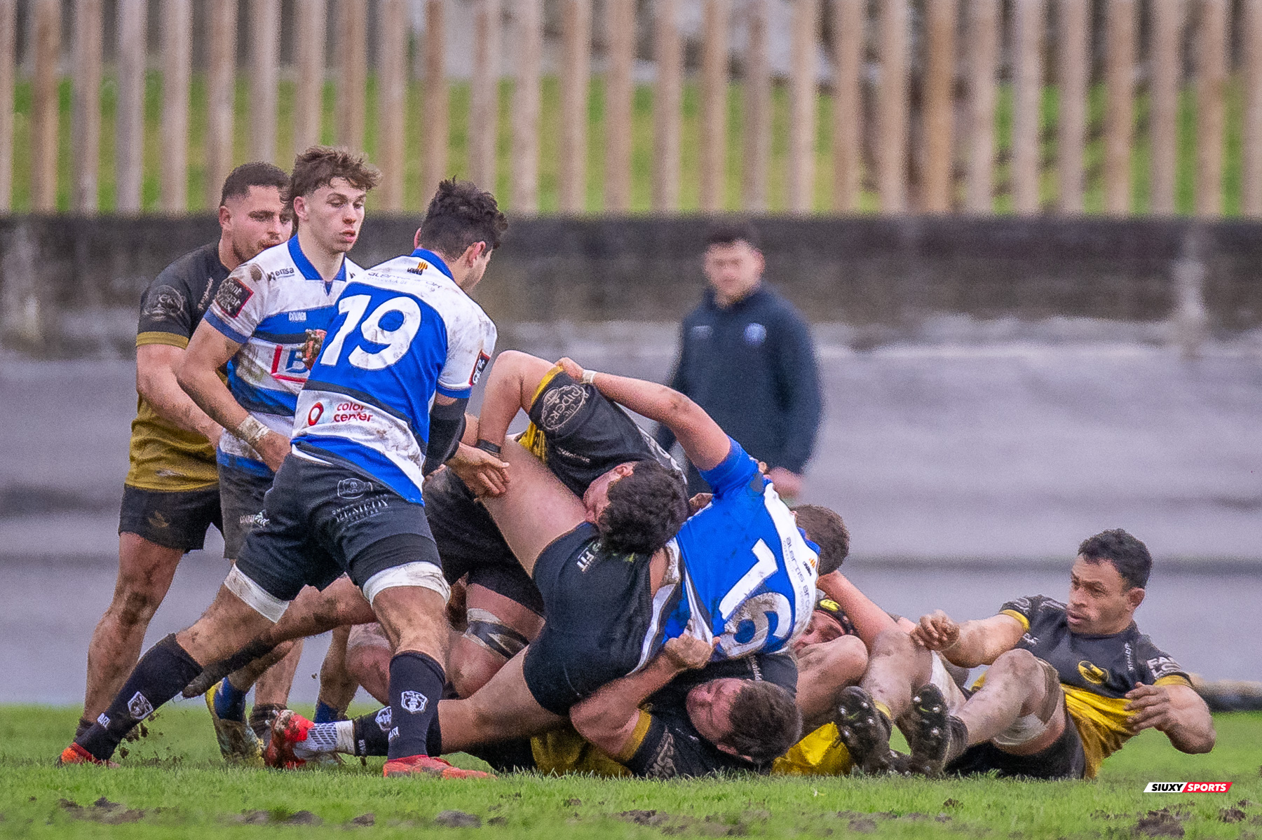 Pablo ARENAS - Anthony MATOTO -  Getxo Artea Rugby Taldea - Club de Rugby Sant Cugat - Rugby - Élite Div Honor B masculina - Getxo (17) vs (5) Sant Cugat (#E24DBMGETSC03) Photo by: Fredy Monfoto | Siuxy Sports 2024-03-03