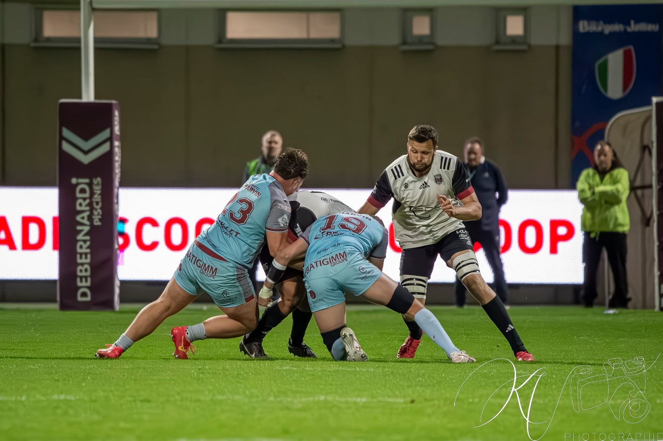  CS Bourgoin-Jallieu - Stade niçois - Rugby - FFR 2024 - National - CS Bourgoin-Jallieu (25) vs (23) Stade Niçois (#FFR24NATCSBJST04) Photo by: Karine Valentin | Siuxy Sports 2024-04-06