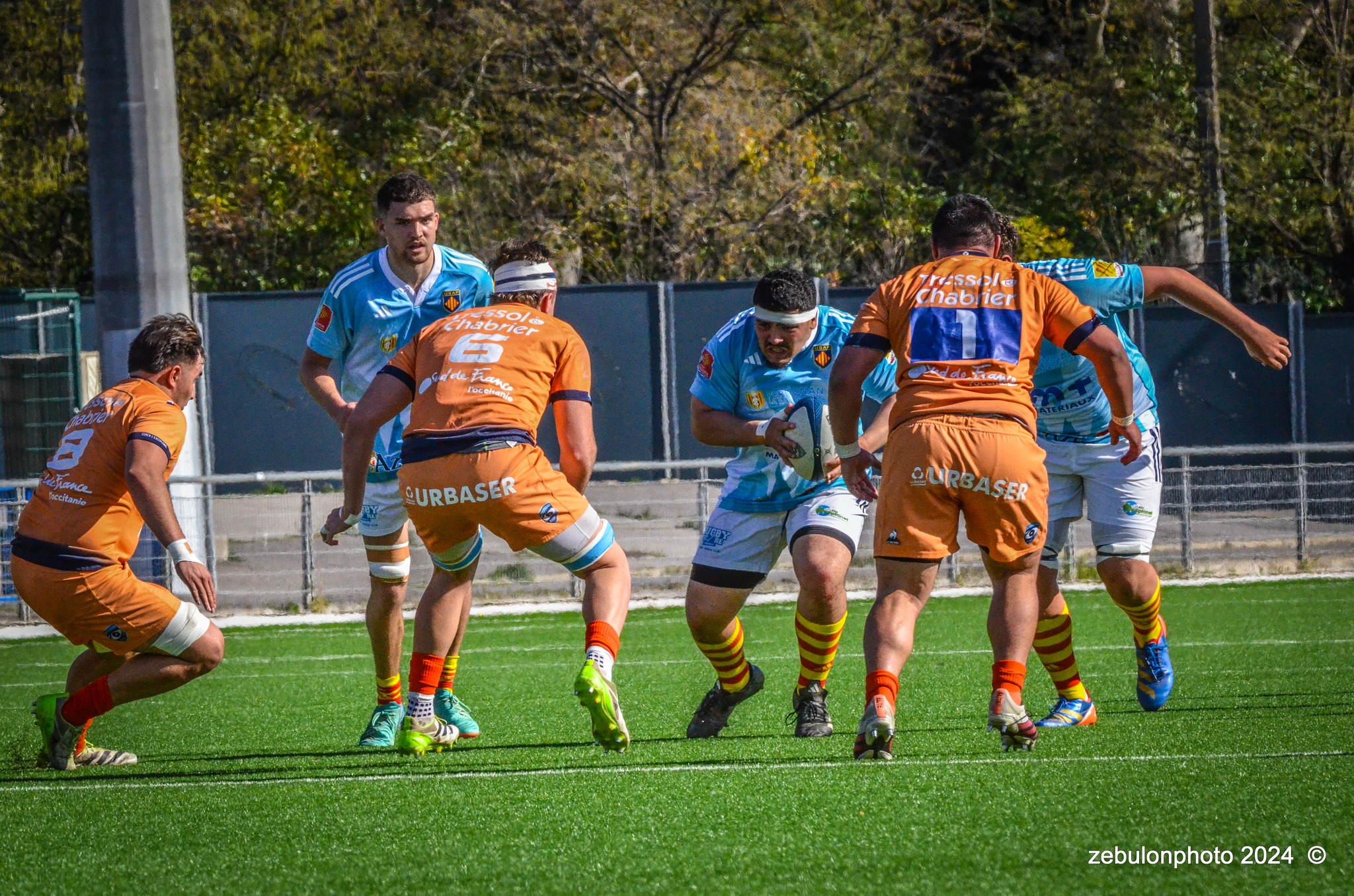  Montpellier Hérault Rugby - US Arlequins Perpignanais - Rugby - 2024 Espoirs - Montpellier (18) vs (7) Perpignan (#ESP24MHRUSAP03) Photo by: Photo Zebulon | Siuxy Sports 2024-03-16