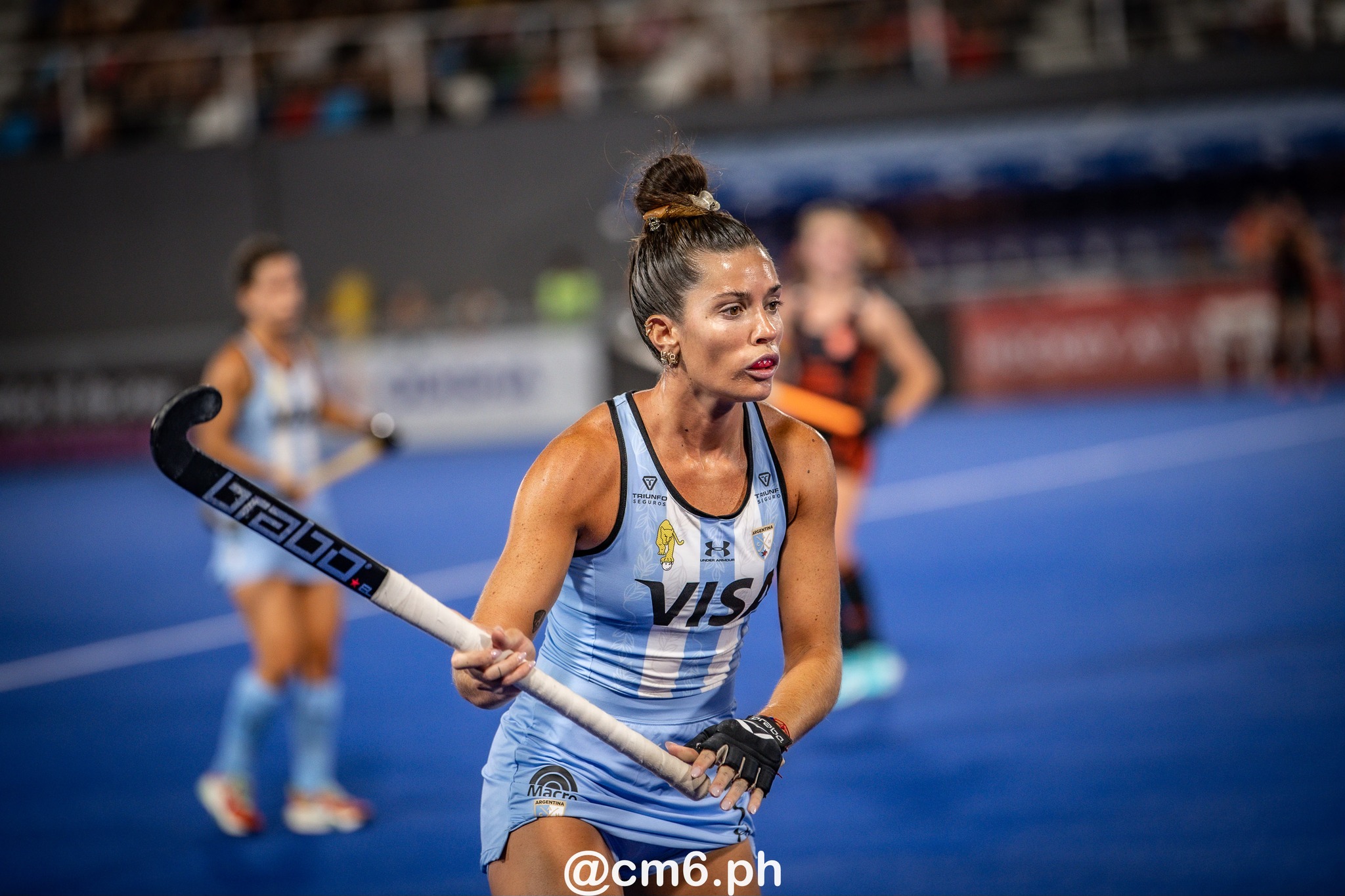 Agustina ALBERTARRIO -  Selección femenina de hockey sobre césped de Argentina - Netherlands women's national field hockey team - Field hockey - FIH Pro League Fem 2023-2024 - Argentina (1) vs (4) Netherlands (#FIHPF24ARGNET12) Photo by: Christian Mas | Siuxy Sports 2023-12-08
