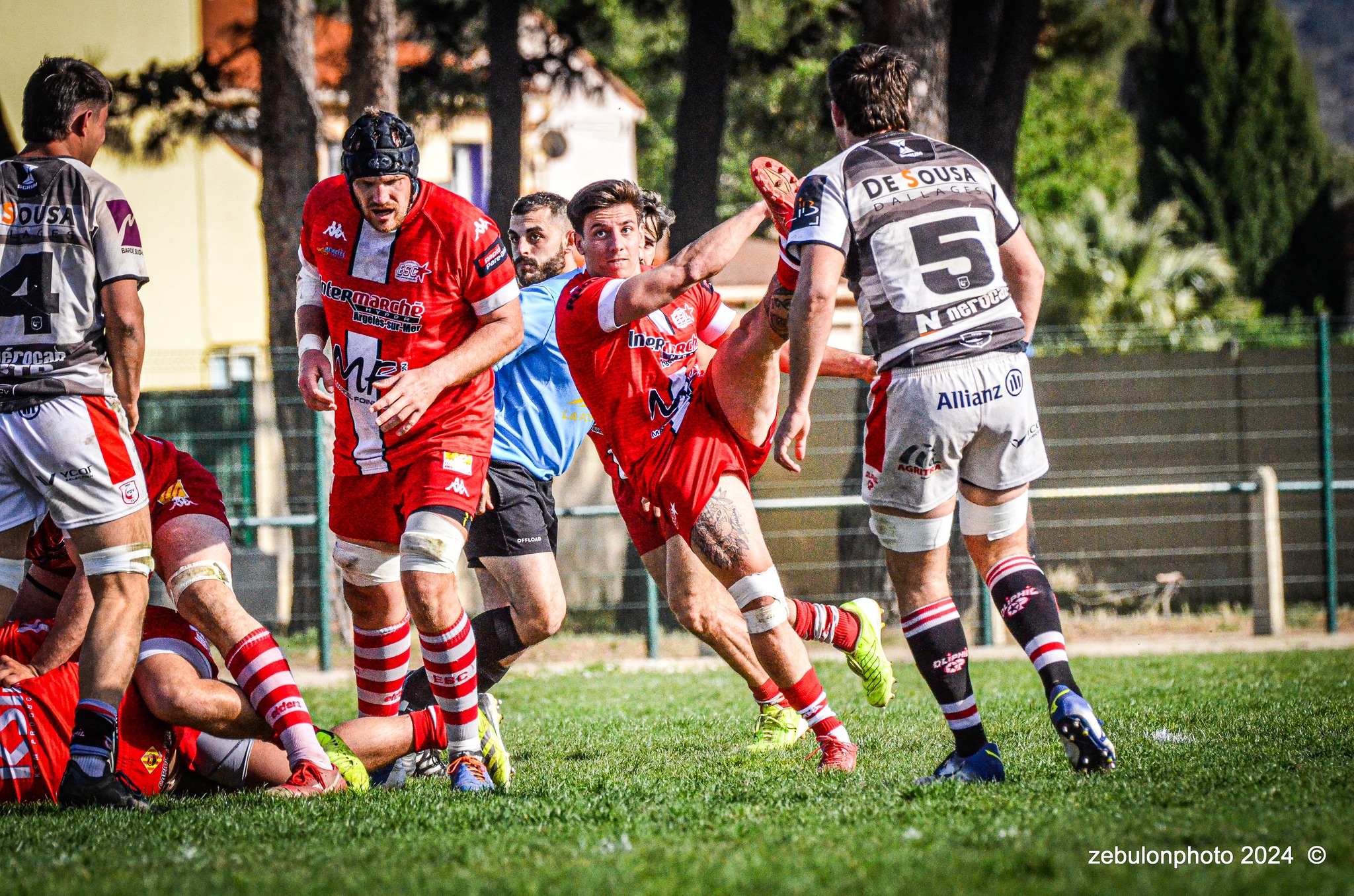  Étoile Sportive Catalane - Football Club Villefranchois - Lauragais - Rugby - FFR -  Fed 2 2024 - Etoile Sportive Catalane vs FC Villefranchois (#FFR24F2ESCFCV03) Photo by: Photo Zebulon | Siuxy Sports 2024-03-23