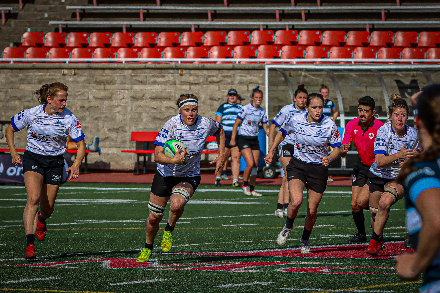  Équipe féminine - Rugby Québec - Ontario Blues (w) - Rugby - QORC-CROQ 2024 - FINALS - QUÉBEC EST (37) VS (13) ONTARIO EST - 1ST POSITION - Reel Mayarts (#QORC24QCEONE16) Photo by: Photo Mayarts | Siuxy Sports 2024-06-01