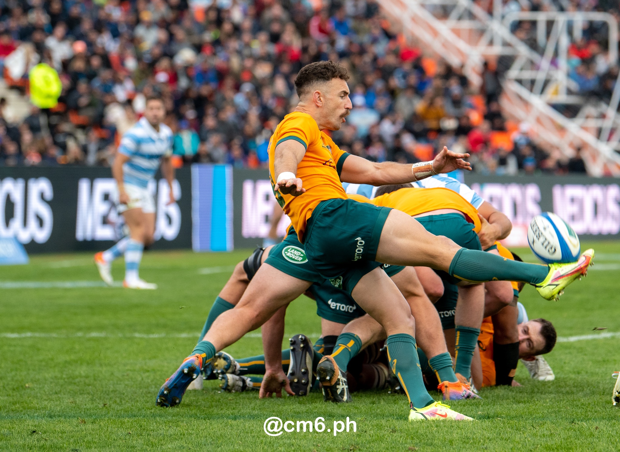  Selección Argentina de Rugby XV - Australia national rugby union team (M) - Rugby - Rugby Championship - Pumas (26) vs (41) Australia - Mendoza - Reel B (#RCH22ARGAUSb07) Photo by: Christian Mas | Siuxy Sports 2022-07-06