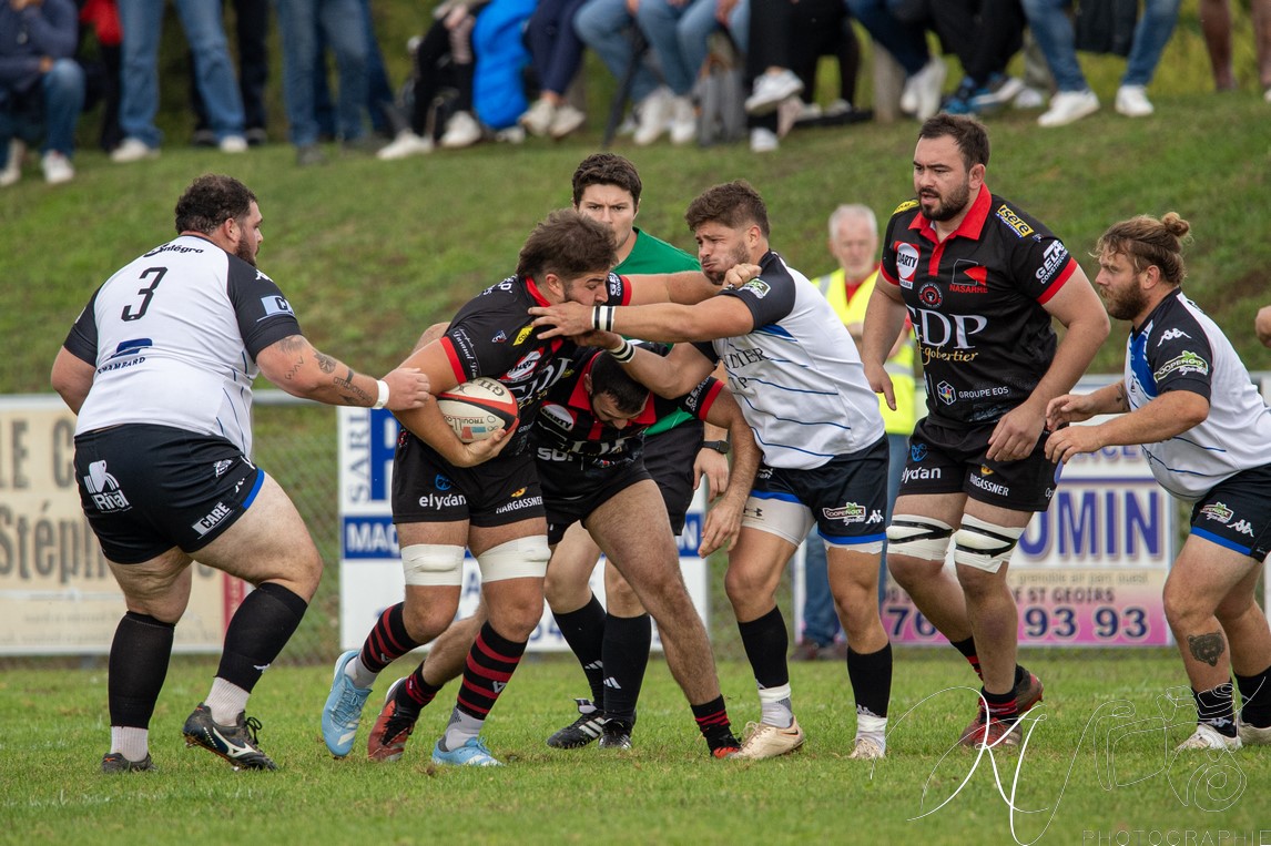  Bièvre Saint-Geoirs RC - US Vinay - Rugby - FFR 2024 Fed2 - Bievre SG vs US Vinay (#FFR24F2BSGUSV09) Photo by: Karine Valentin | Siuxy Sports 2024-09-22