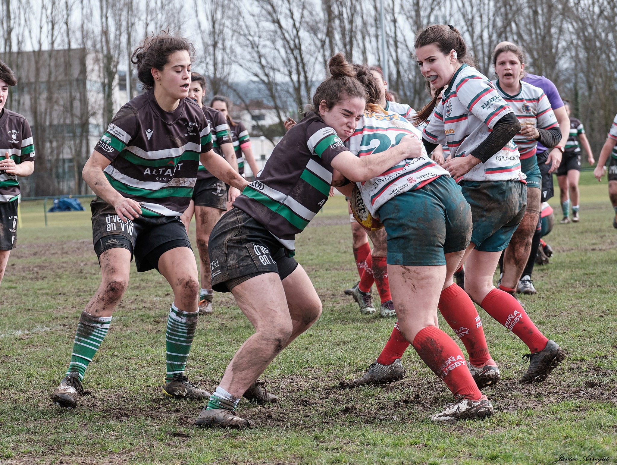  La Única Rugby Taldea - Iruña Rugby Club - Rugby - FER 2024 - La Unica RT vs Iruña Rugby Club - Neskak (#FER24UNIIRU02) Photo by: Javier Arregui | Siuxy Sports 2024-02-10