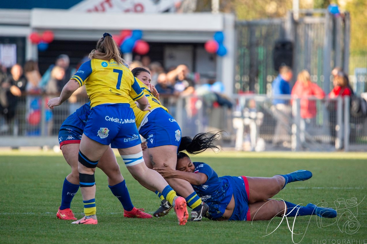  ASM Romagnat rugby féminin - FC Grenoble Rugby - Rugby - FFR 2024 Elite 1 Fém - ASM Romagnat (32) vs (8) Amazones FC Grenoble  (#FFR24E1FASMRFCG11) Photo by: Karine Valentin | Siuxy Sports 2024-11-17