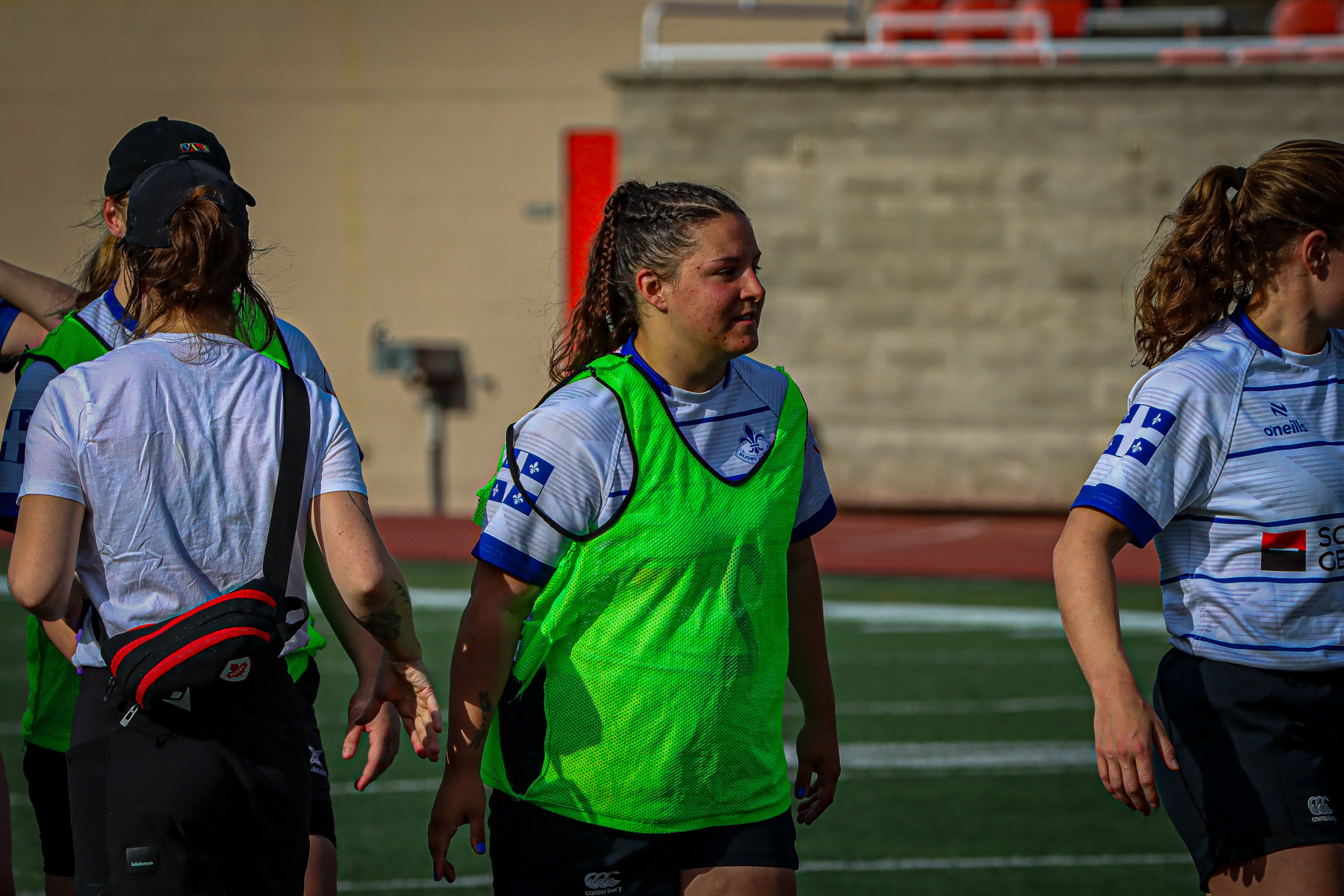  Équipe féminine - Rugby Québec - Ontario Blues (w) - Rugby - QORC-CROQ 2024 - FINALS - QUÉBEC EST (37) VS (13) ONTARIO EST - 1ST POSITION - Reel Mayarts (#QORC24QCEONE16) Photo by: Photo Mayarts | Siuxy Sports 2024-06-01