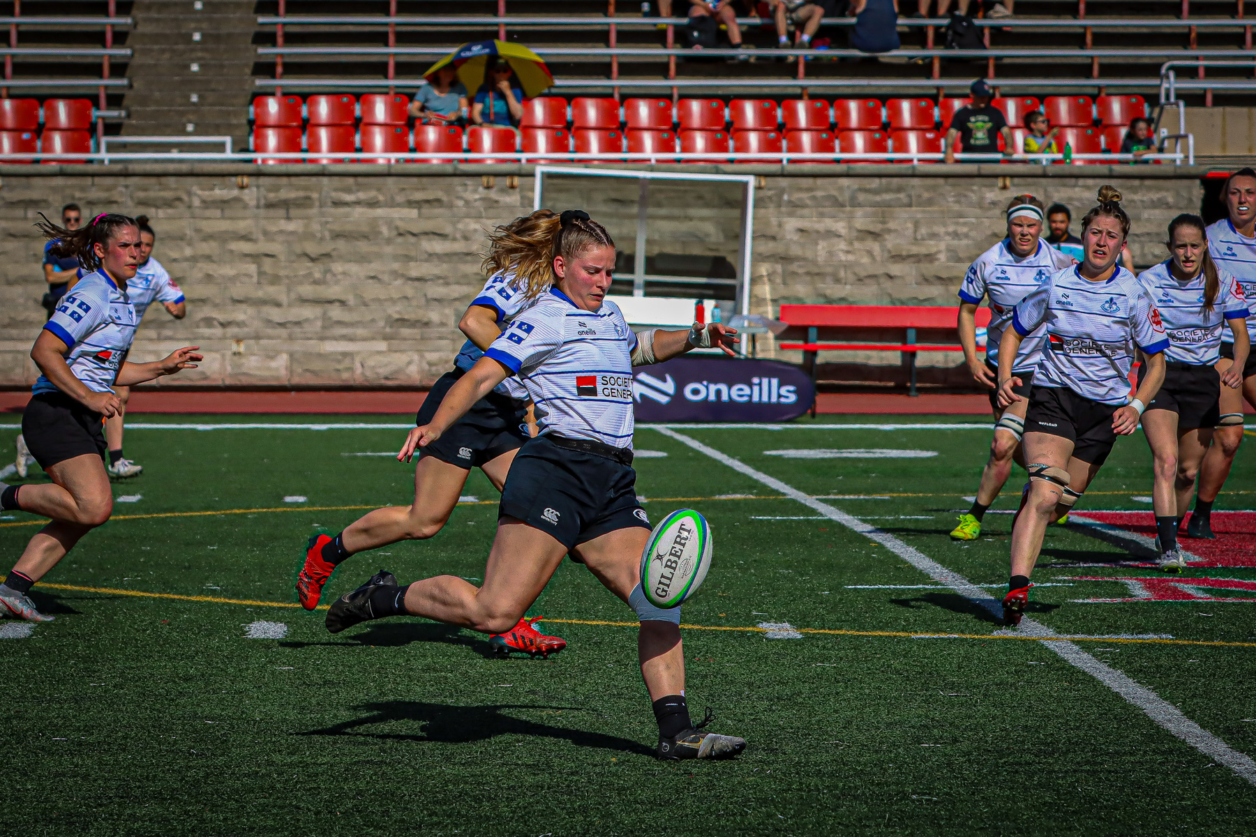  Équipe féminine - Rugby Québec - Ontario Blues (w) - Rugby - QORC-CROQ 2024 - FINALS - QUÉBEC EST (37) VS (13) ONTARIO EST - 1ST POSITION - Reel Mayarts (#QORC24QCEONE16) Photo by: Photo Mayarts | Siuxy Sports 2024-06-01