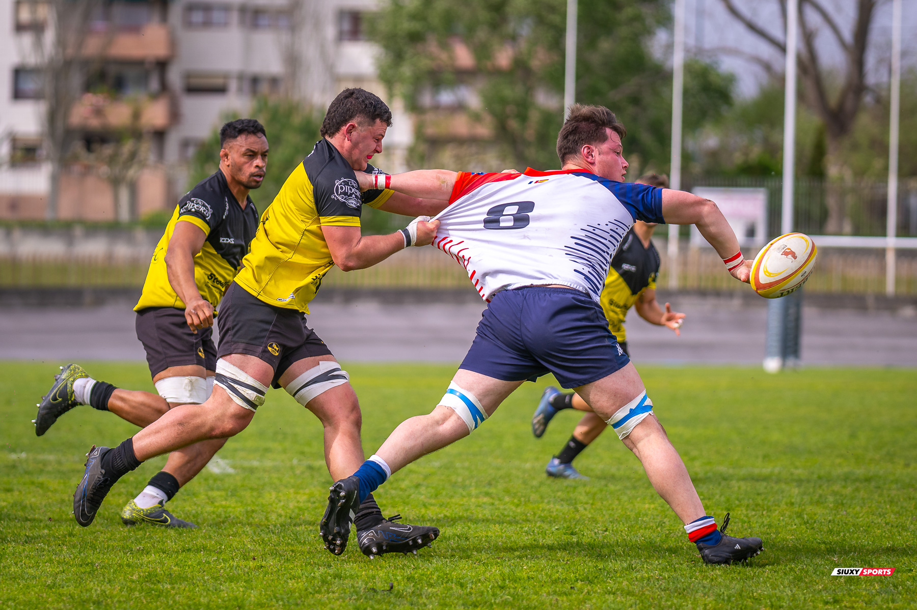 Anthony MATOTO -  Getxo Artea Rugby Taldea - Club de Rugby Liceo Francés - Rugby - FER 2024 - DHB - Getxo RT (38) vs (22) Liceo Frances (#FER24DGETLFR04) Photo by: Fredy Monfoto | Siuxy Sports 2024-04-06