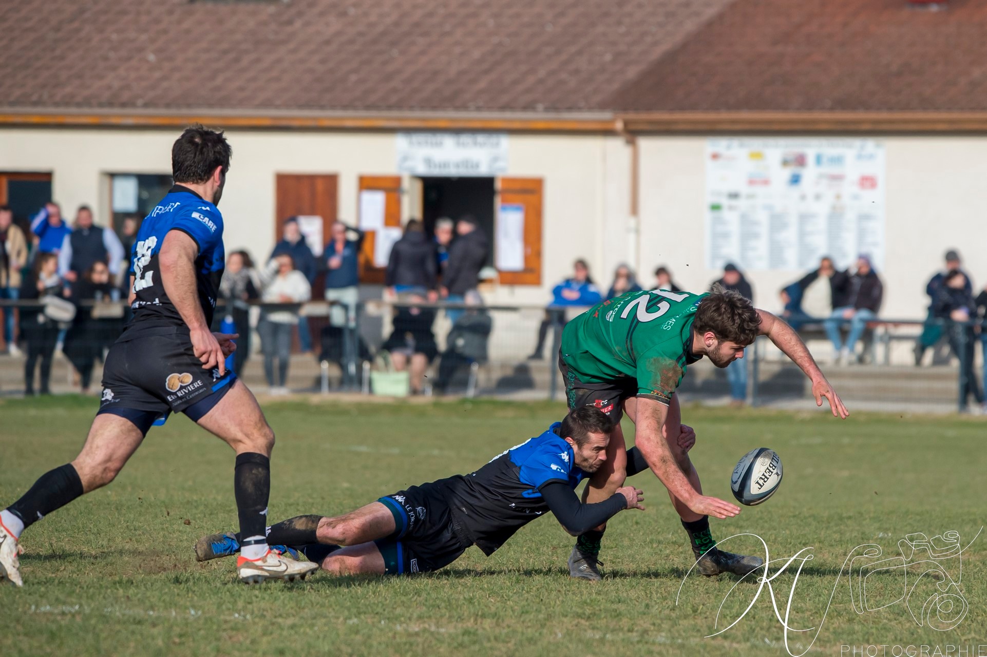  US Vinay - Rugby Club des Vallons de la Tour - Rugby - FED2 2024 - US Vinay (34) vs (25) RC des Vallons de la Tour (#FED224USVVDT01) Photo by: Karine Valentin | Siuxy Sports 2024-01-28