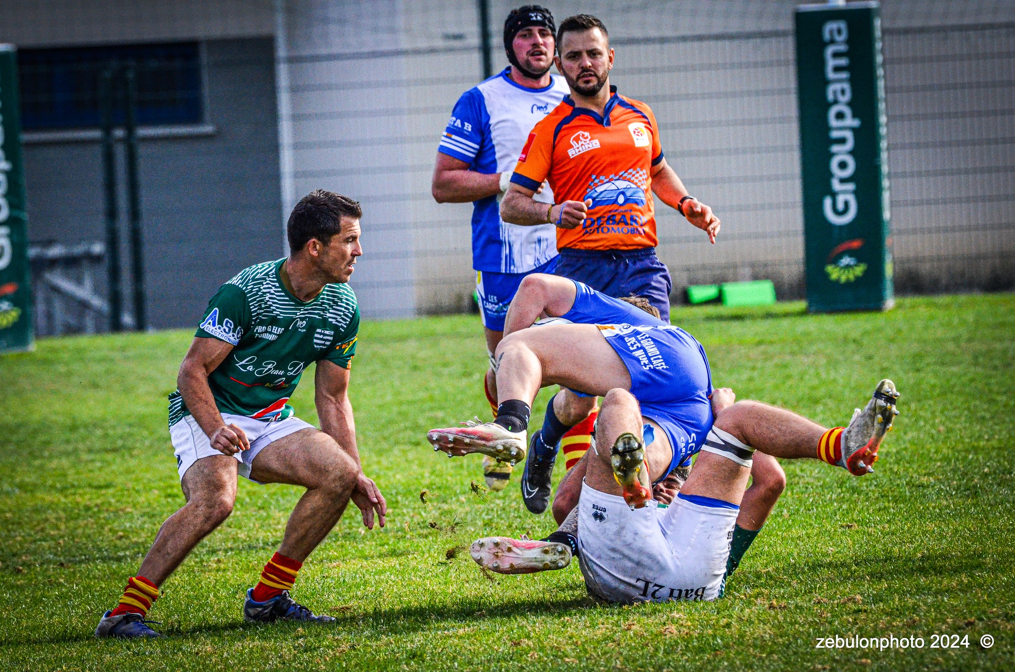  Cabestany Olympique XV - RC Ponteilla - Rugby - FFR Reg3 - Cabestani (15) vs (25) Ponteilla (#FFR24R3CABPON03) Photo by: Photo Zebulon | Siuxy Sports 2024-03-17