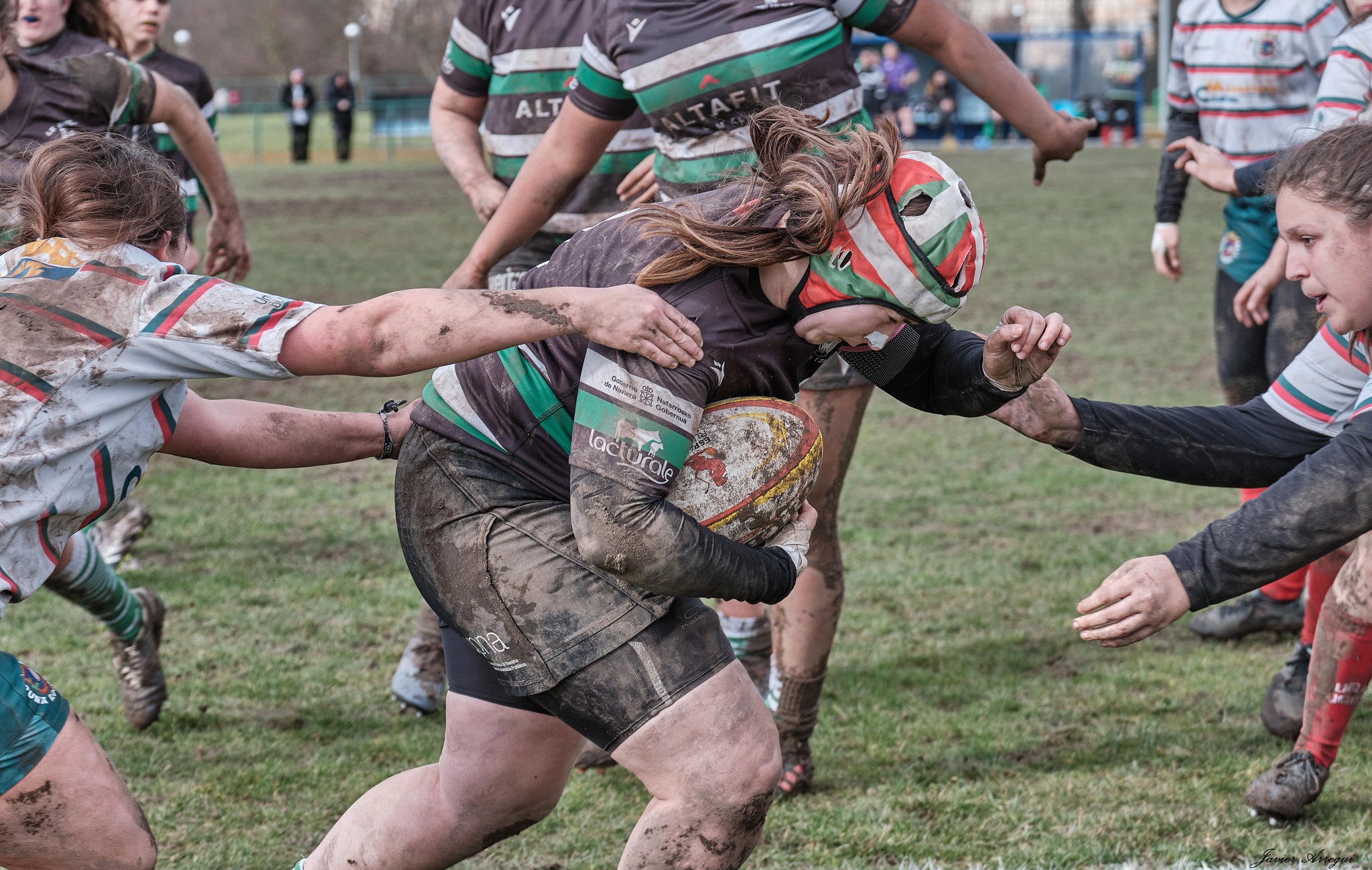  La Única Rugby Taldea - Iruña Rugby Club - Rugby - FER 2024 - La Unica RT vs Iruña Rugby Club - Neskak (#FER24UNIIRU02) Photo by: Javier Arregui | Siuxy Sports 2024-02-10