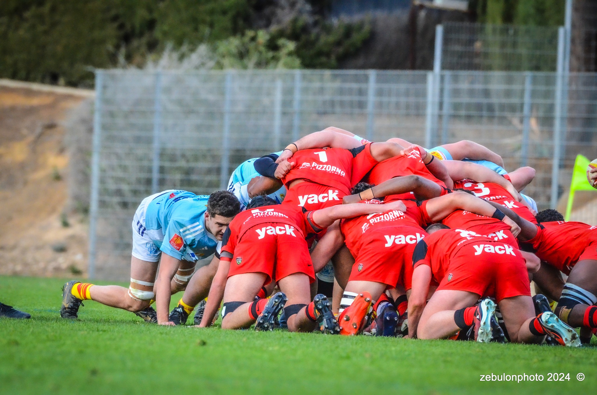  US Arlequins Perpignanais - RC Toulonnais - Rugby - Espoirs - USAP vs RCT (#ESP24USAPRCT02) Photo by: Photo Zebulon | Siuxy Sports 2024-02-10
