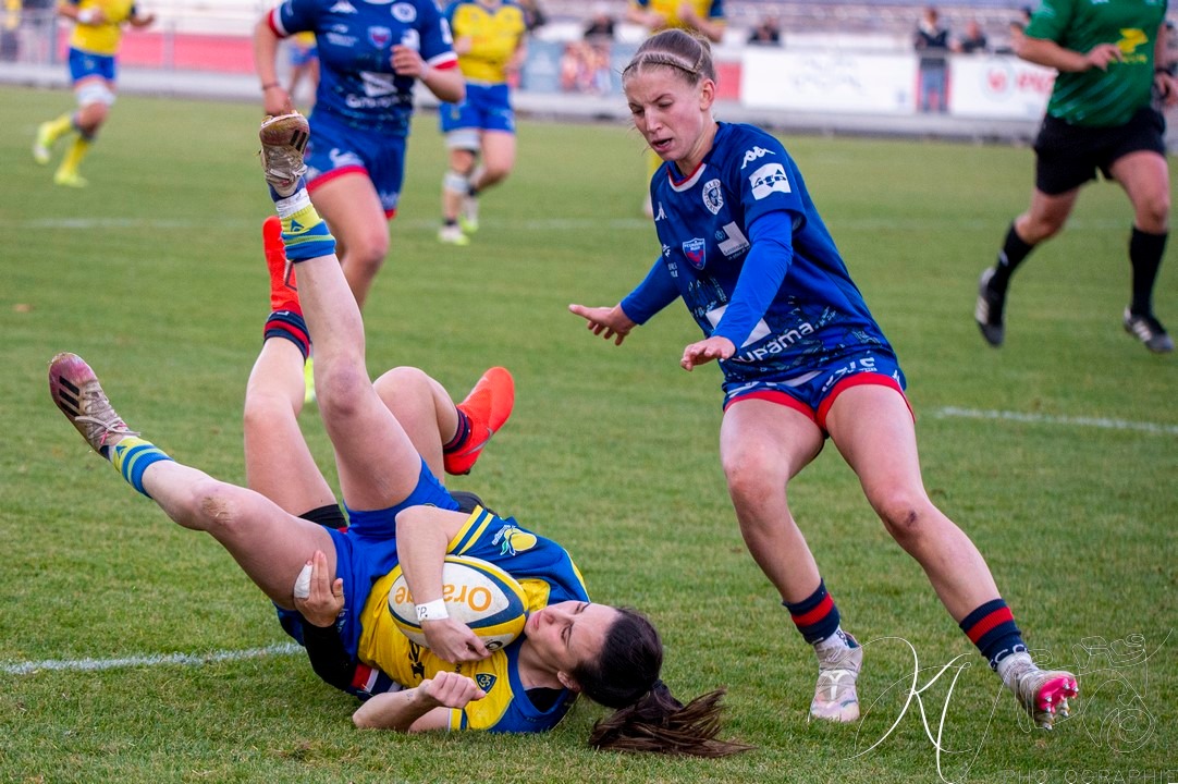  ASM Romagnat rugby féminin - FC Grenoble Rugby - Rugby - FFR 2024 Elite 1 Fém - ASM Romagnat (32) vs (8) Amazones FC Grenoble  (#FFR24E1FASMRFCG11) Photo by: Karine Valentin | Siuxy Sports 2024-11-17