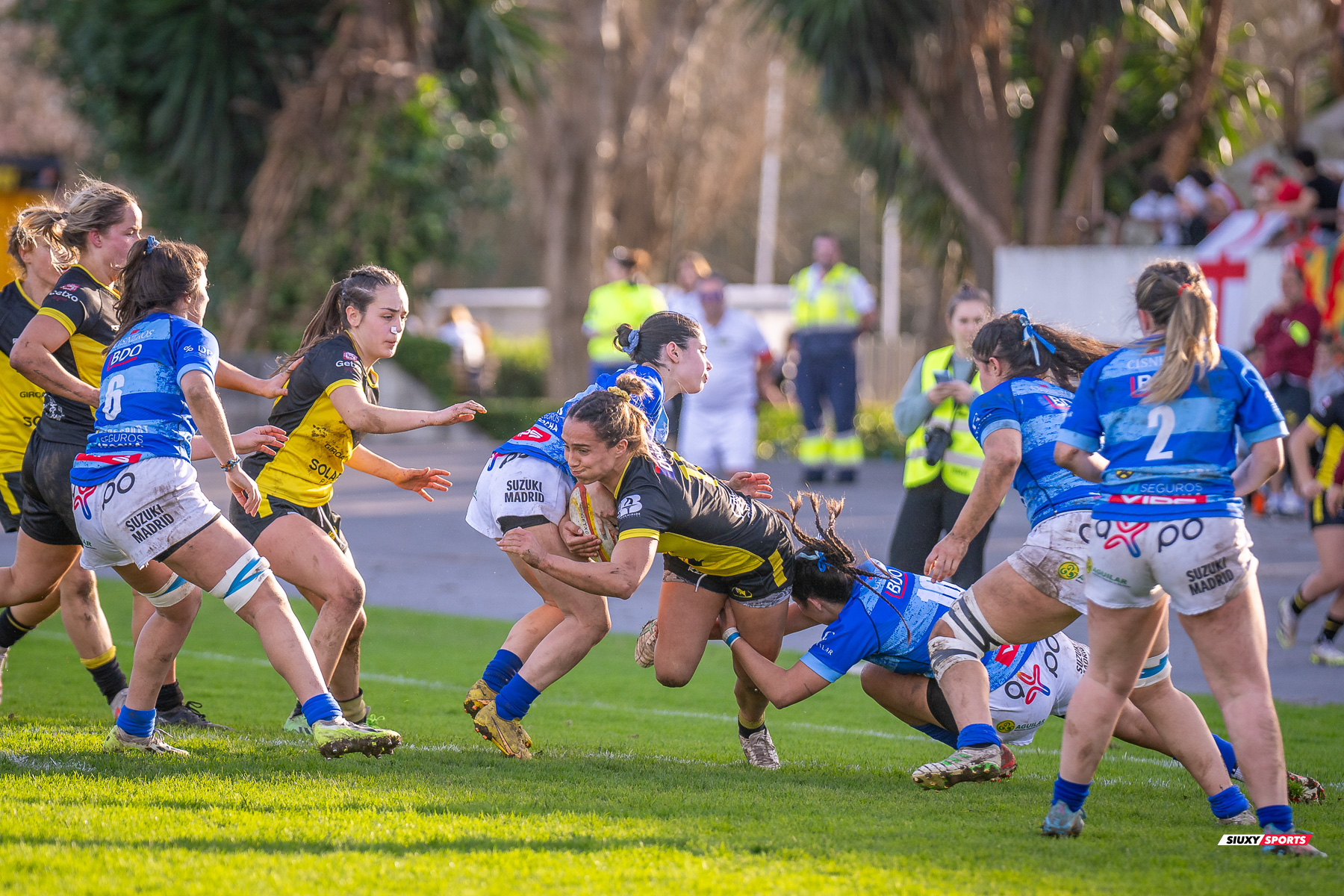  Getxo Artea Rugby Taldea - Club de Rugby Cisneros - Rugby - FER 2024 - DHB F - Getxo Neskak Rt (25) vs (13) Cisneros (#FER24DHBGNCIS02) Photo by: Fredy Monfoto | Siuxy Sports 2024-02-17